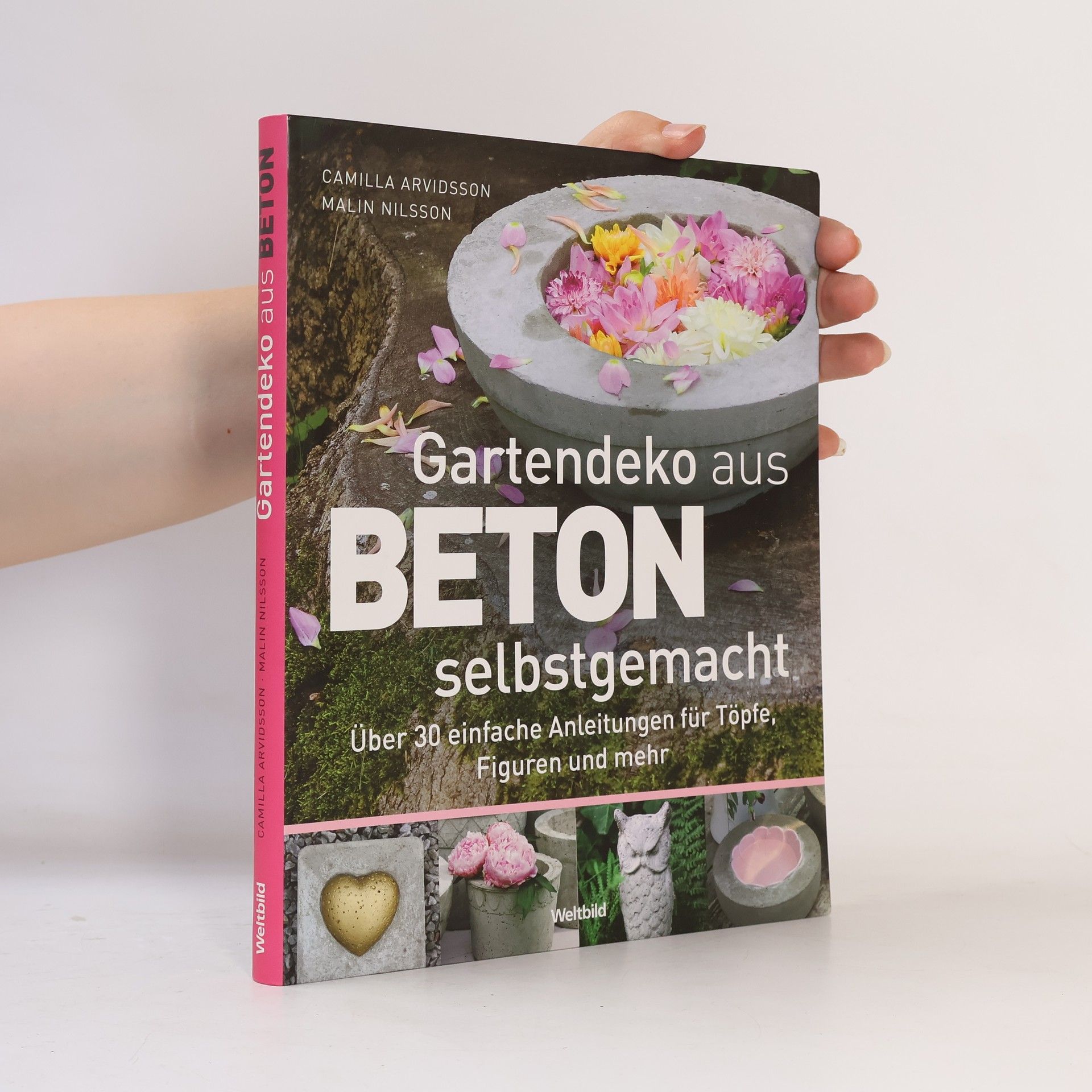 Malin Nilsson Gartendeko aus Beton selbstgemacht