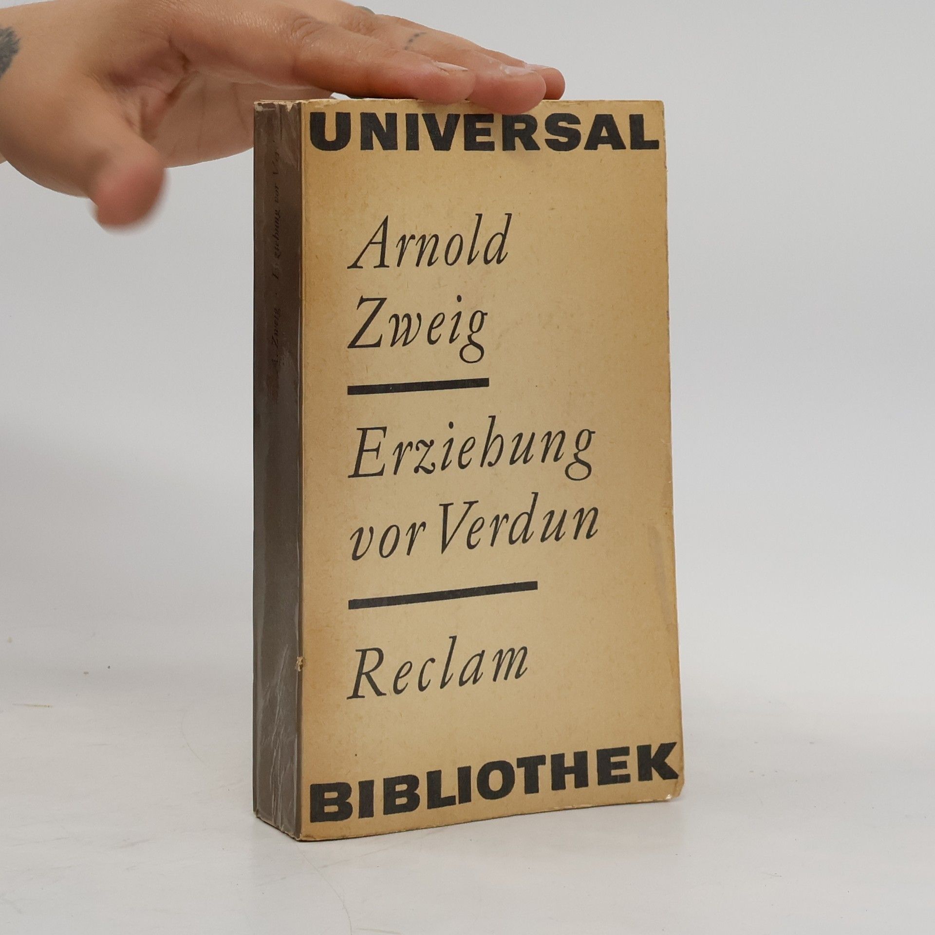 Arnold Zweig Erziehung vor Verdun