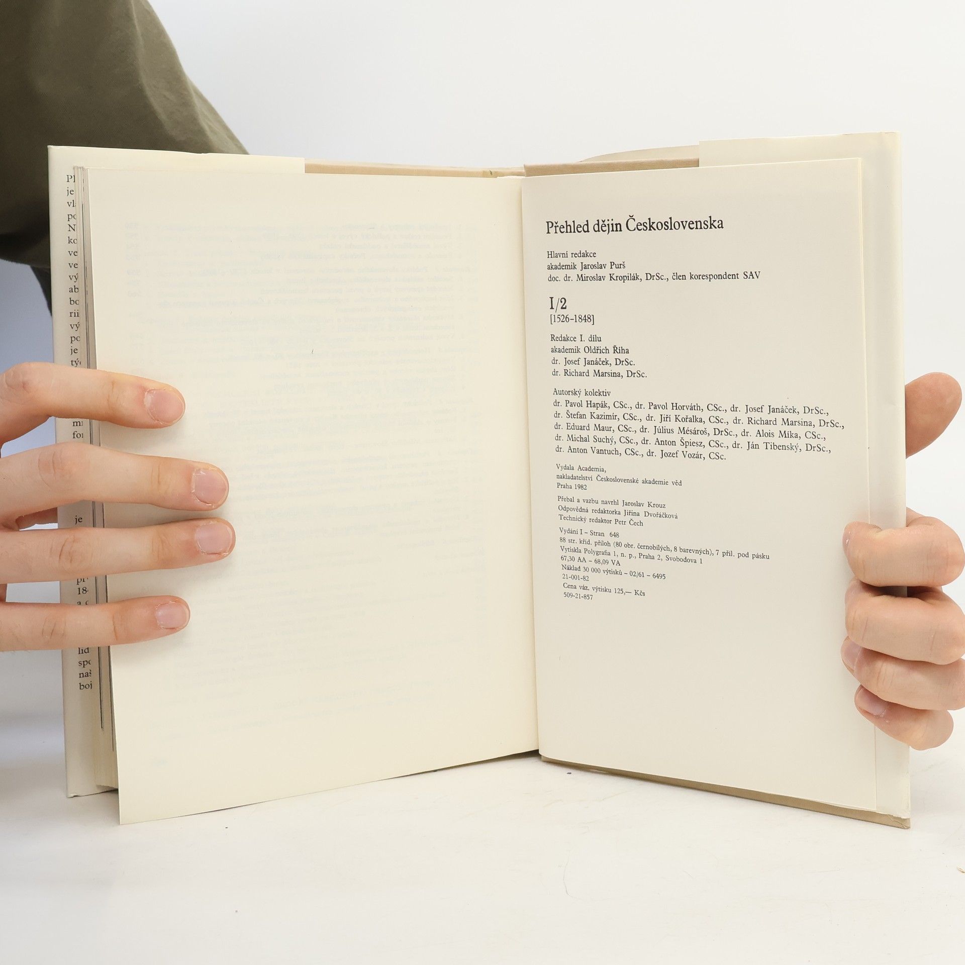 Various authors Přehled dějin Československa I/2 [1526 až 1848]