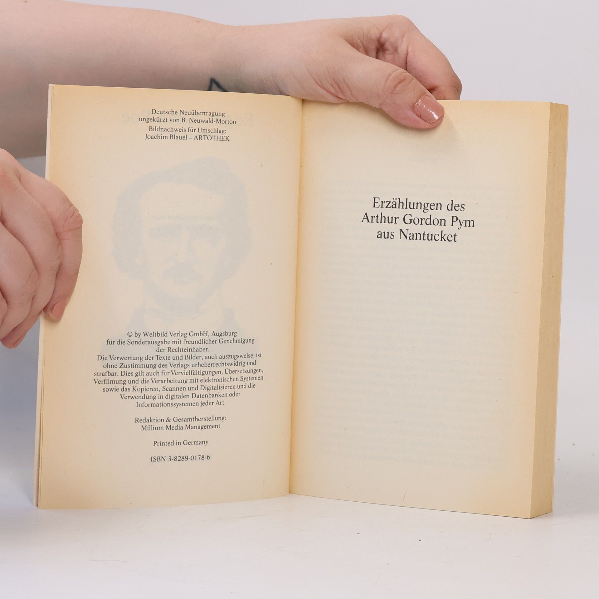 Edgar Allan Poe Sämtliche Werke Erzählungen 6