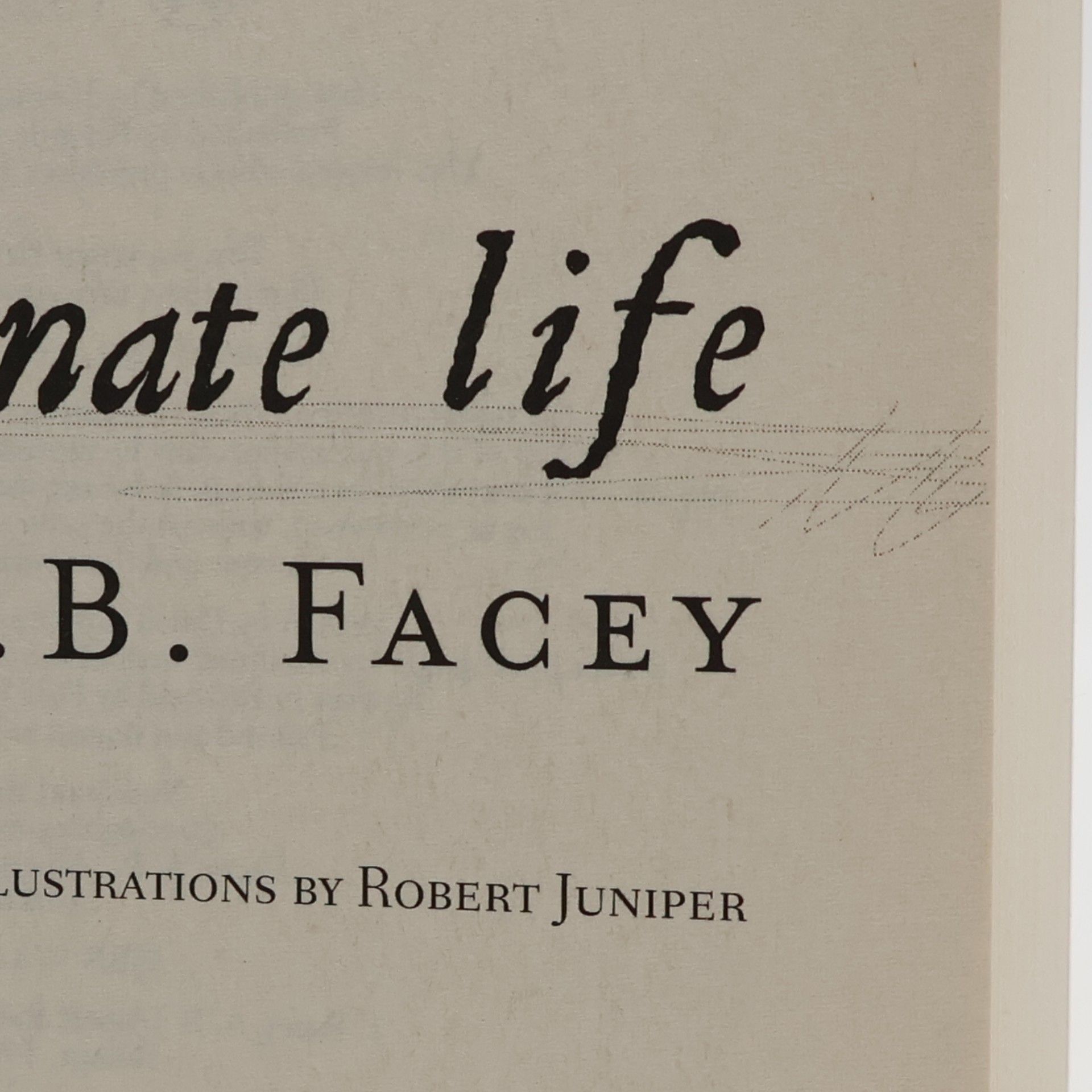 A. B. Facey A Fortunate Life