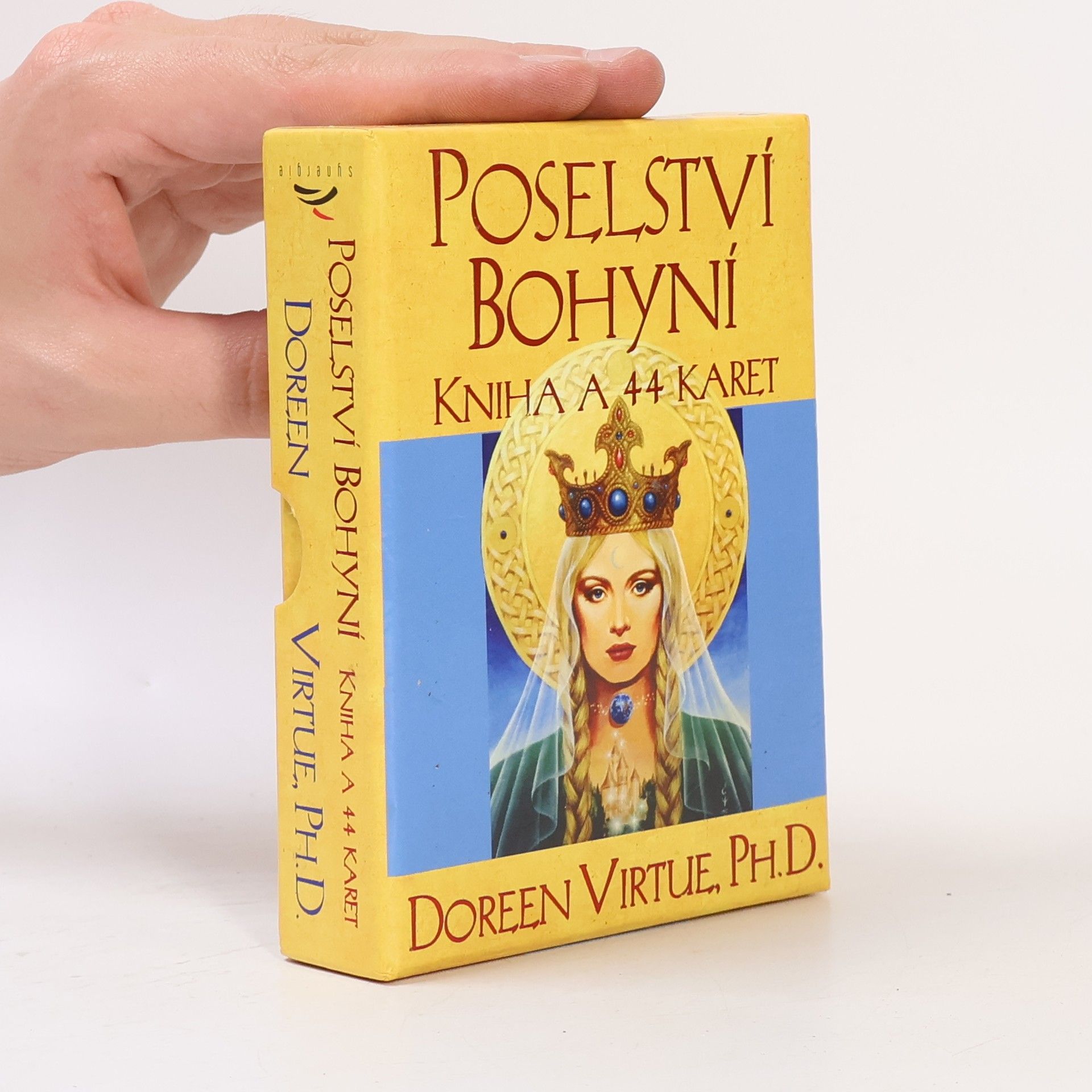Doreen Virtue Poselství bohyní: Kniha a 44 karet (karty a knížka)