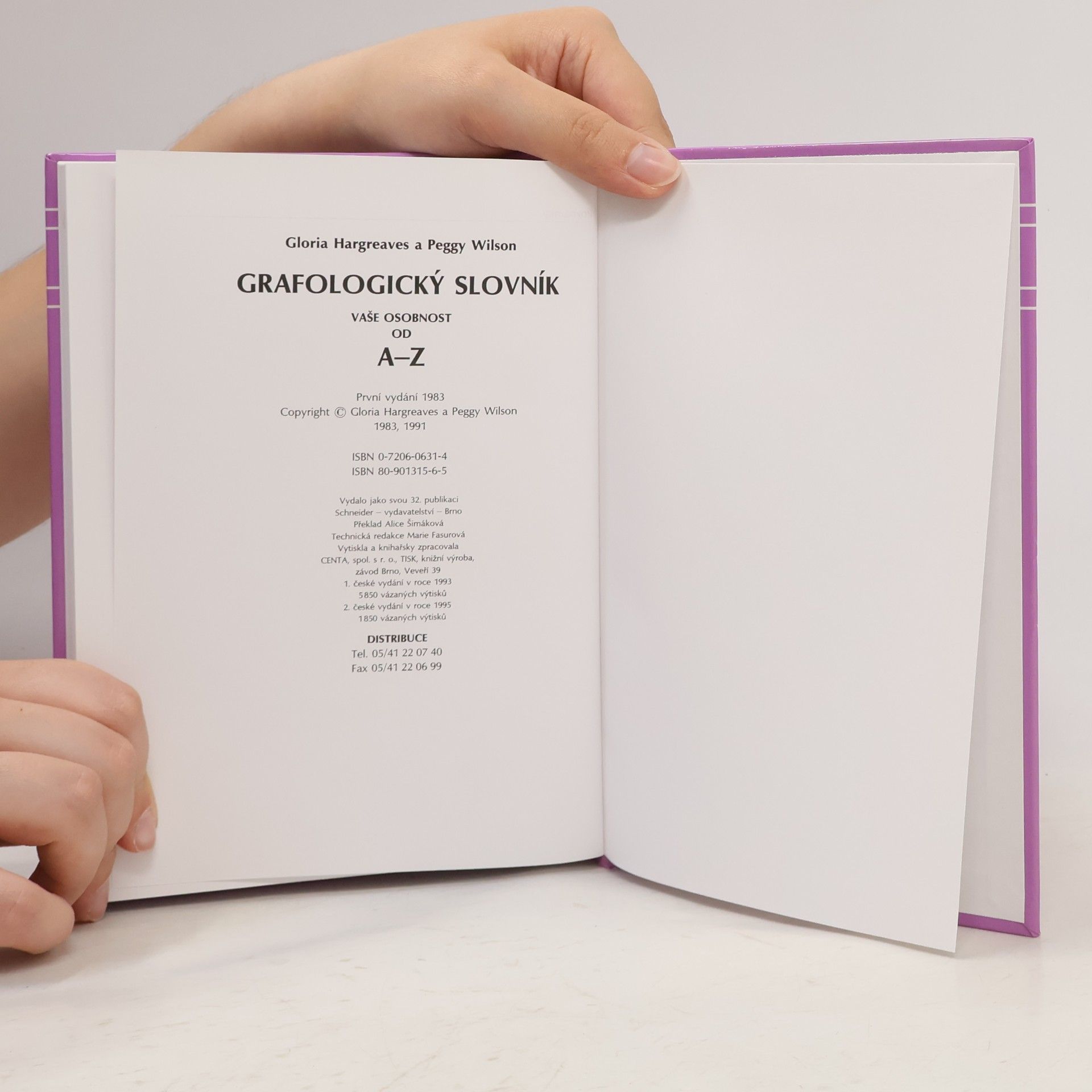 Gloria Hargreaves Grafologický slovník. Vaše osobnost od A-Z
