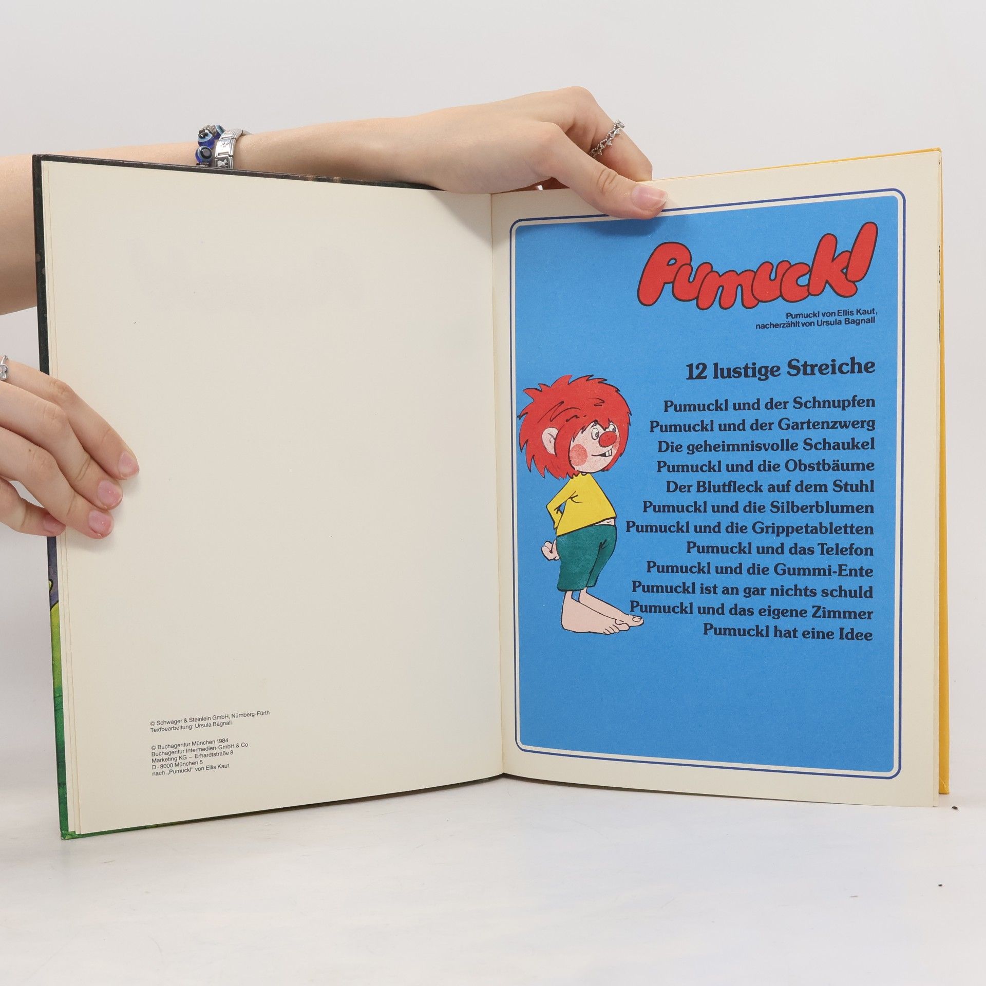 Ellis Kaut Meister Eder und sein Pumuckl. 12 lustige Streiche in Schreibschrift