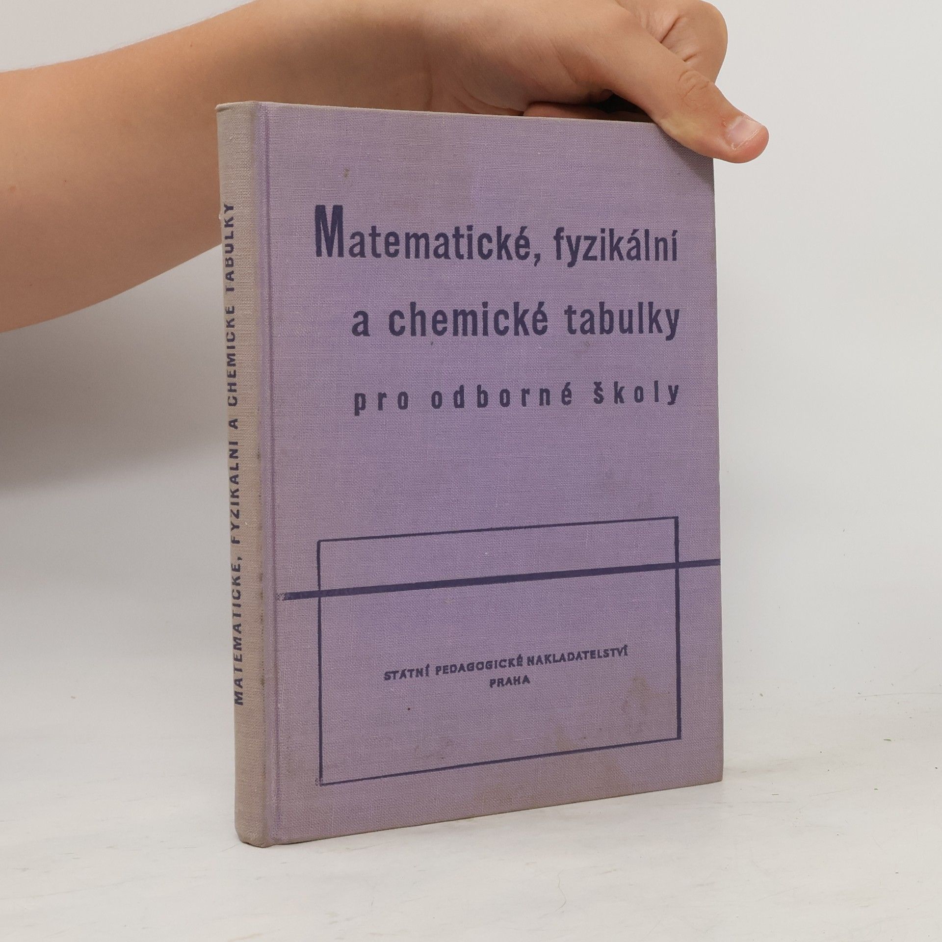Matematické, fyzikální a chemické tabulky pro odborné školy