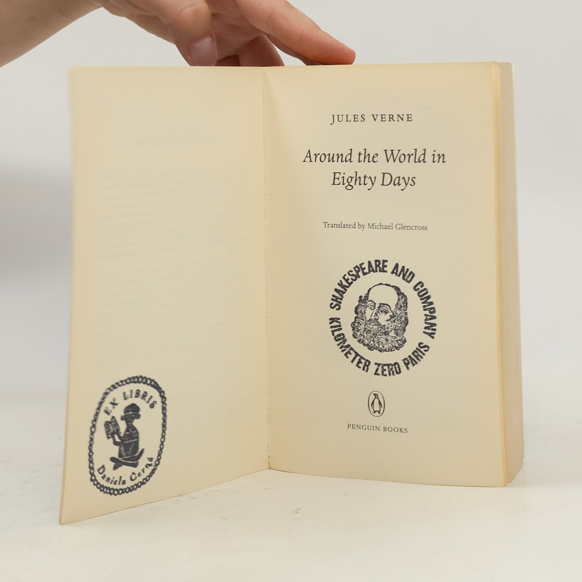 Jules Verne Around the World in Eighty Days. In 80 Tagen um die Welt, englische Ausgabe