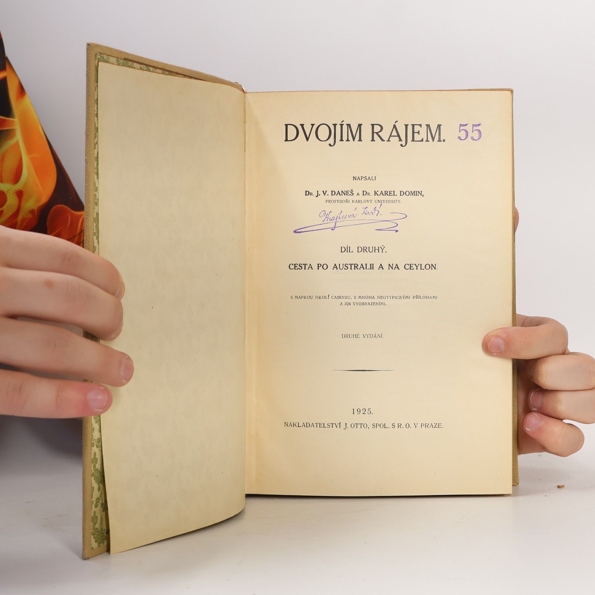 Karel Domin Dvojím rájem 2. Cesta po Australii a na Ceylon