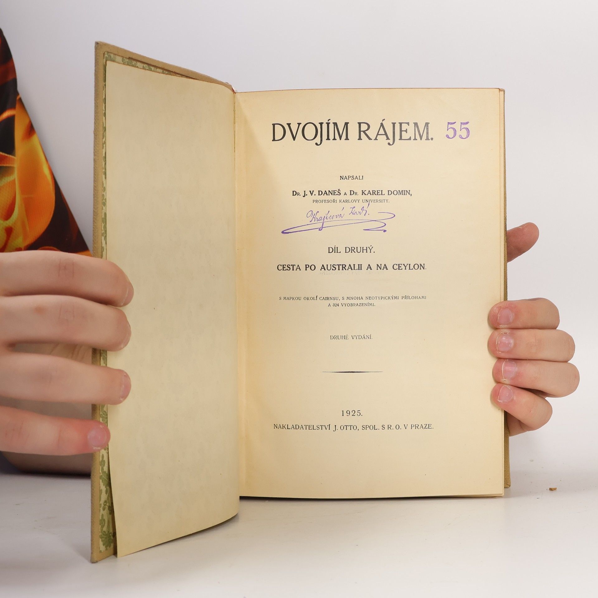 Karel Domin Dvojím rájem 2. Cesta po Australii a na Ceylon