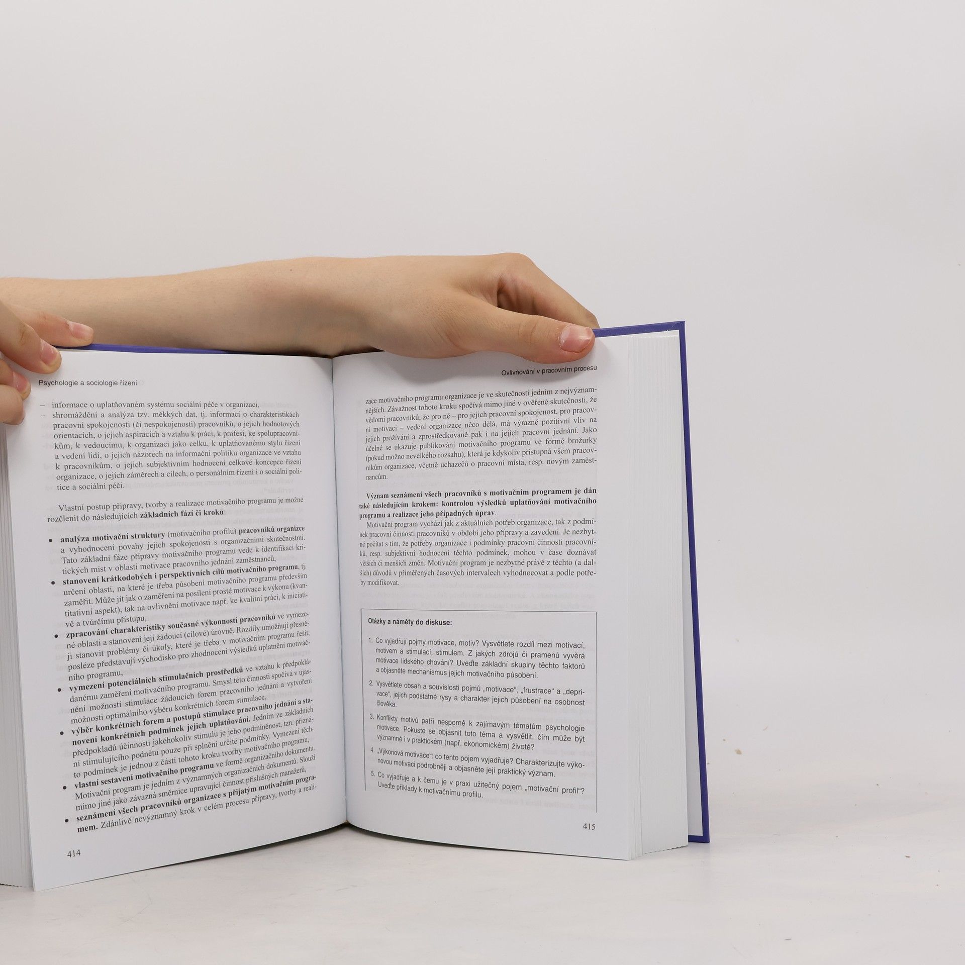 Eva Bedrnová Psychologie a sociologie řízení