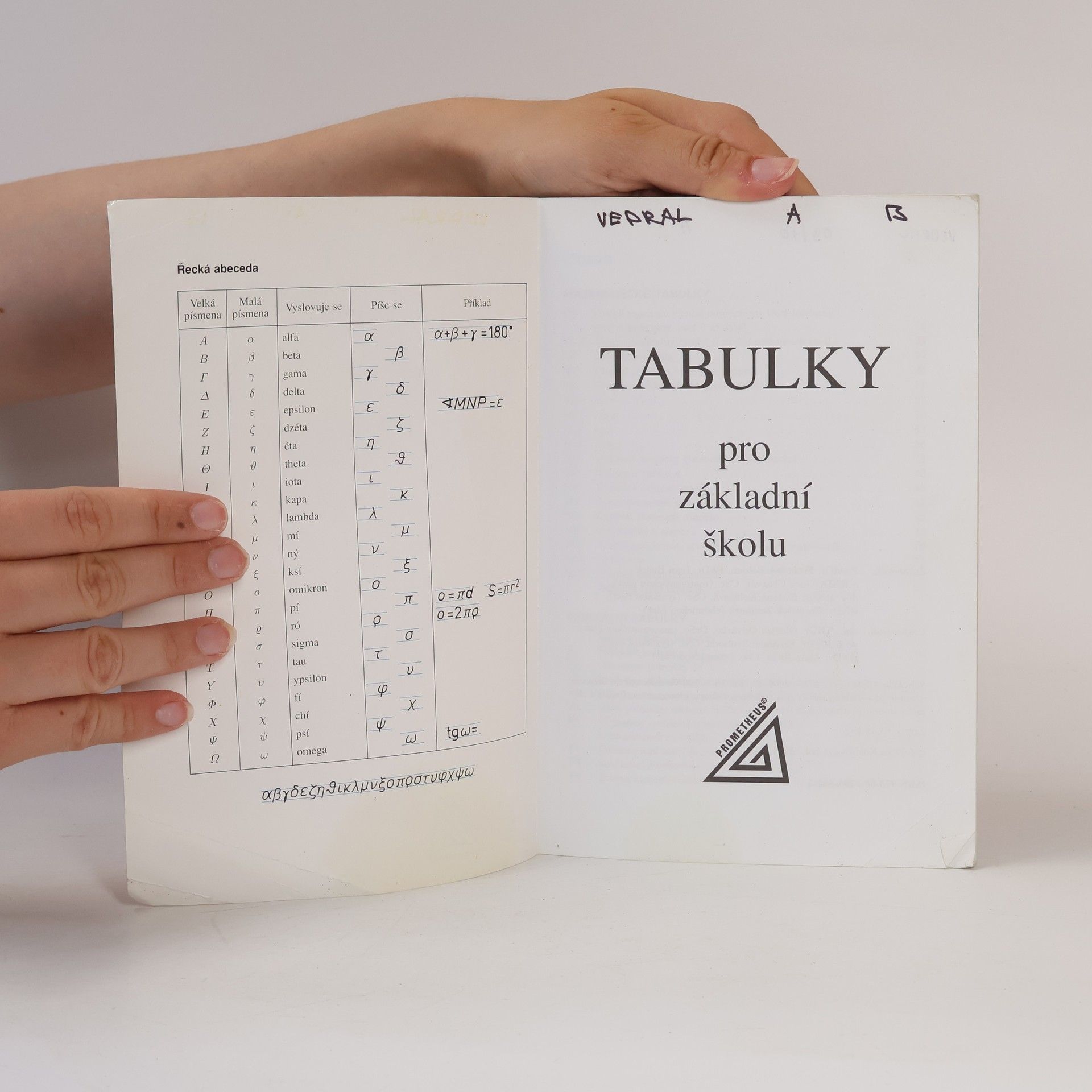 František Běloun Tabulky pro základní školu
