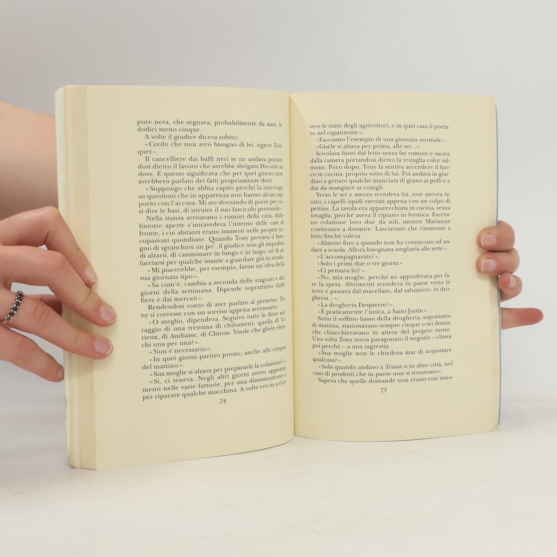 Georges Simenon Biblioteca Adelphi - 444: La camera azzurra