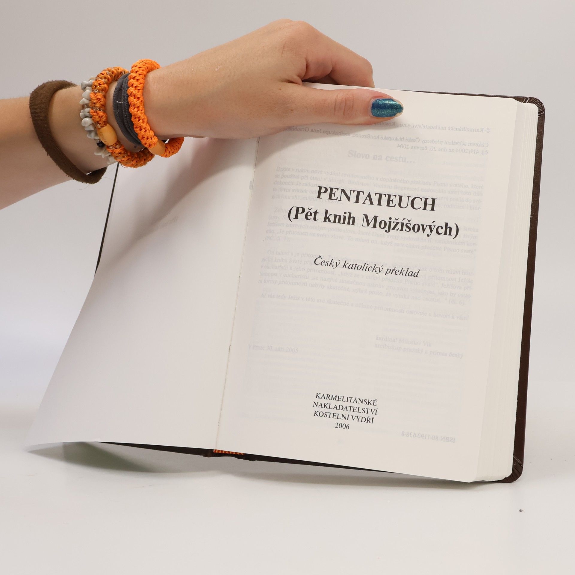 Václav Bogner Pentateuch (Pět knih Mojžíšových)