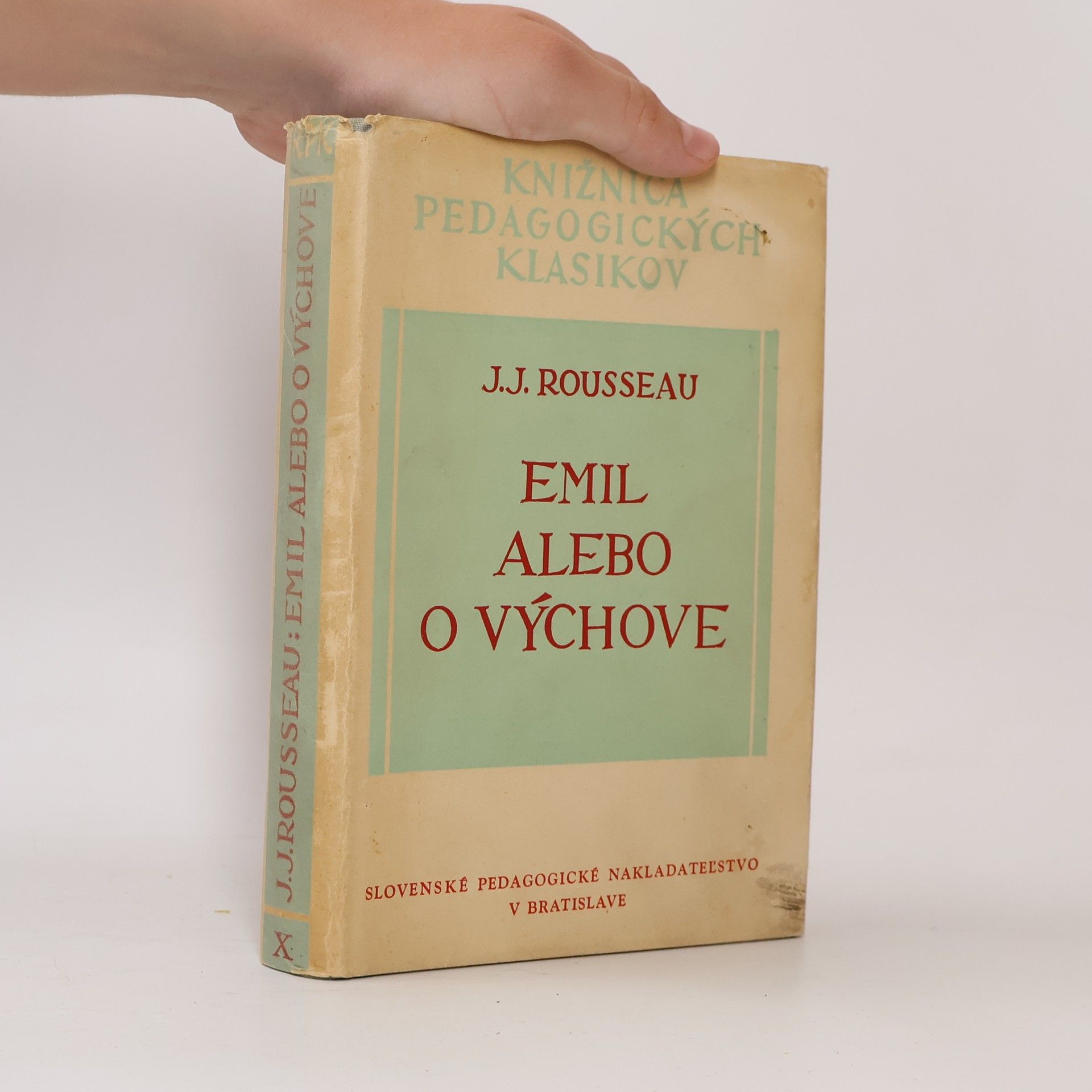 Jean Jacques Rousseau Emil alebo o výchove