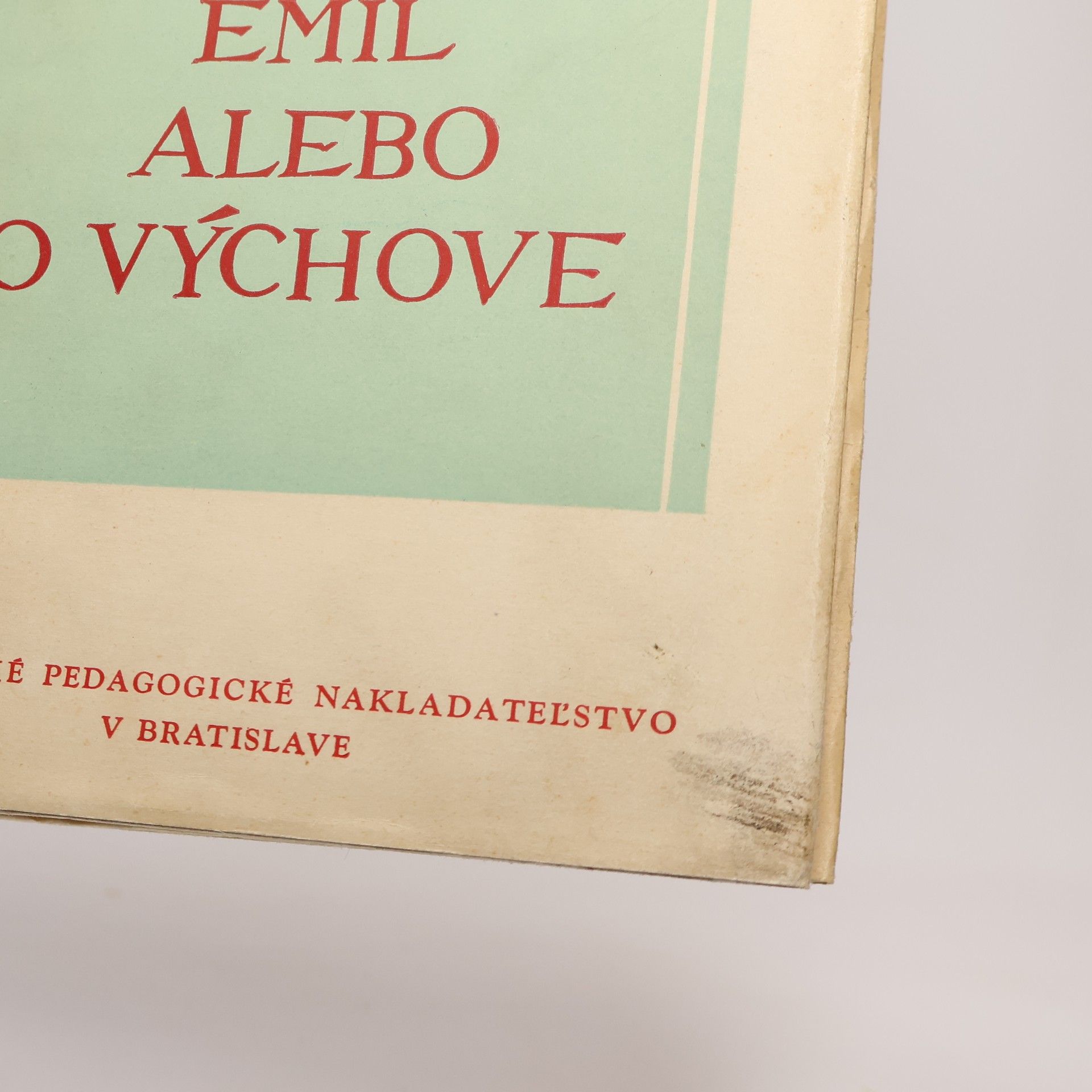 Jean Jacques Rousseau Emil alebo o výchove