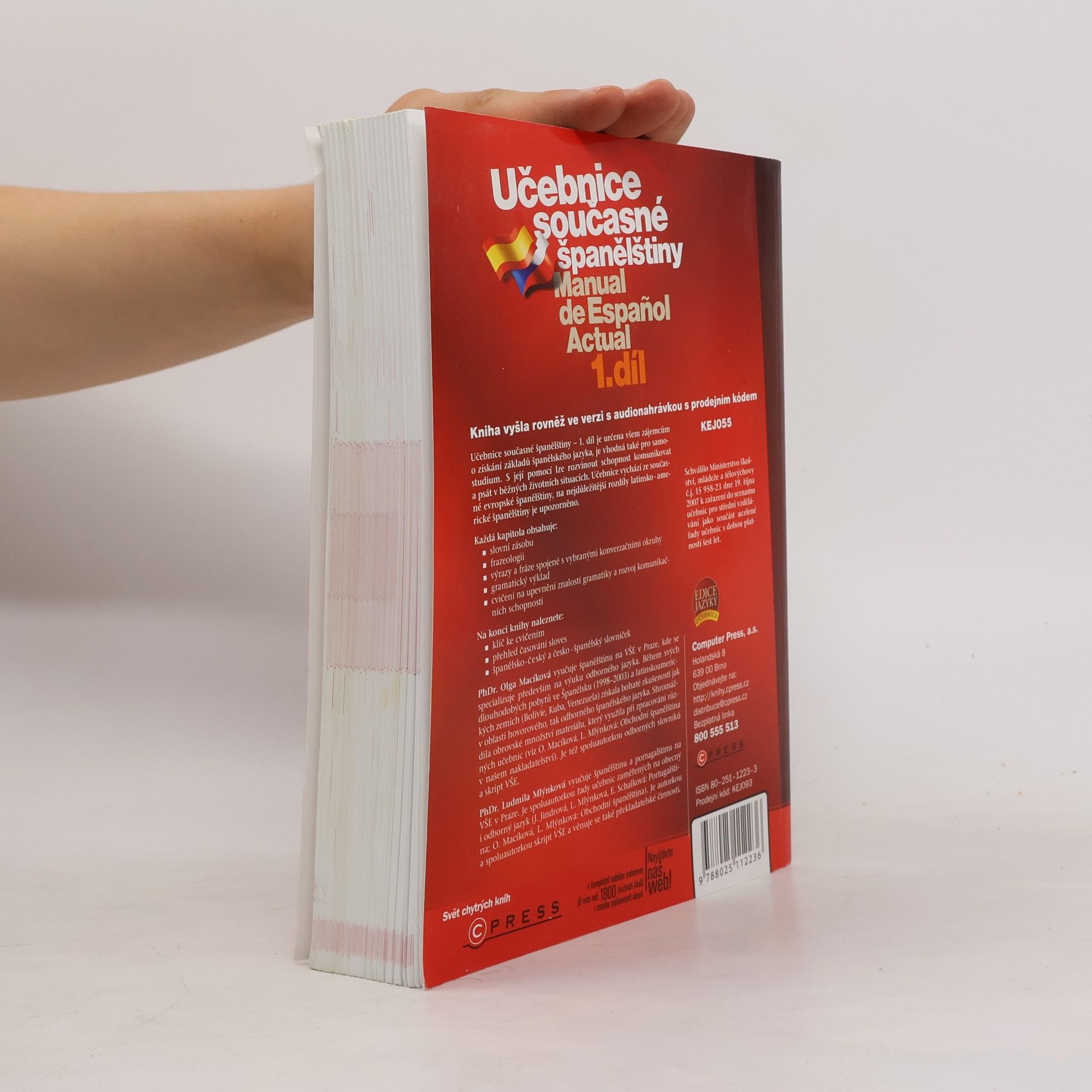 Olga Macíková Učebnice současné španělštiny = Manual de español actual. 1. díl