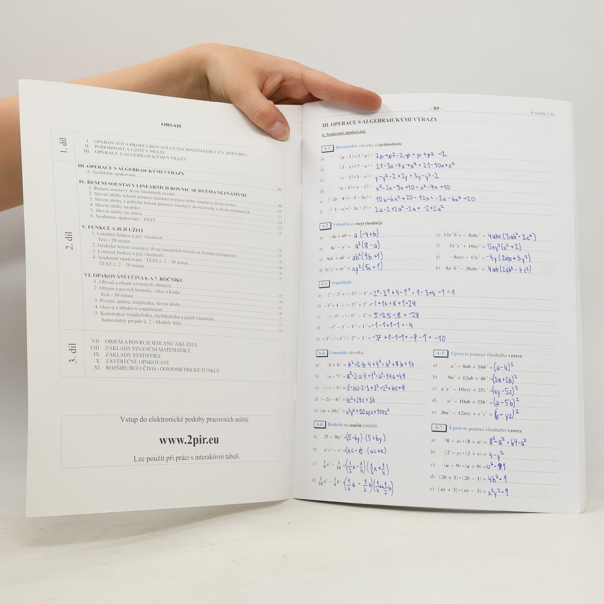 Slavomír Kočí Matematika 9. ročník, 2. díl