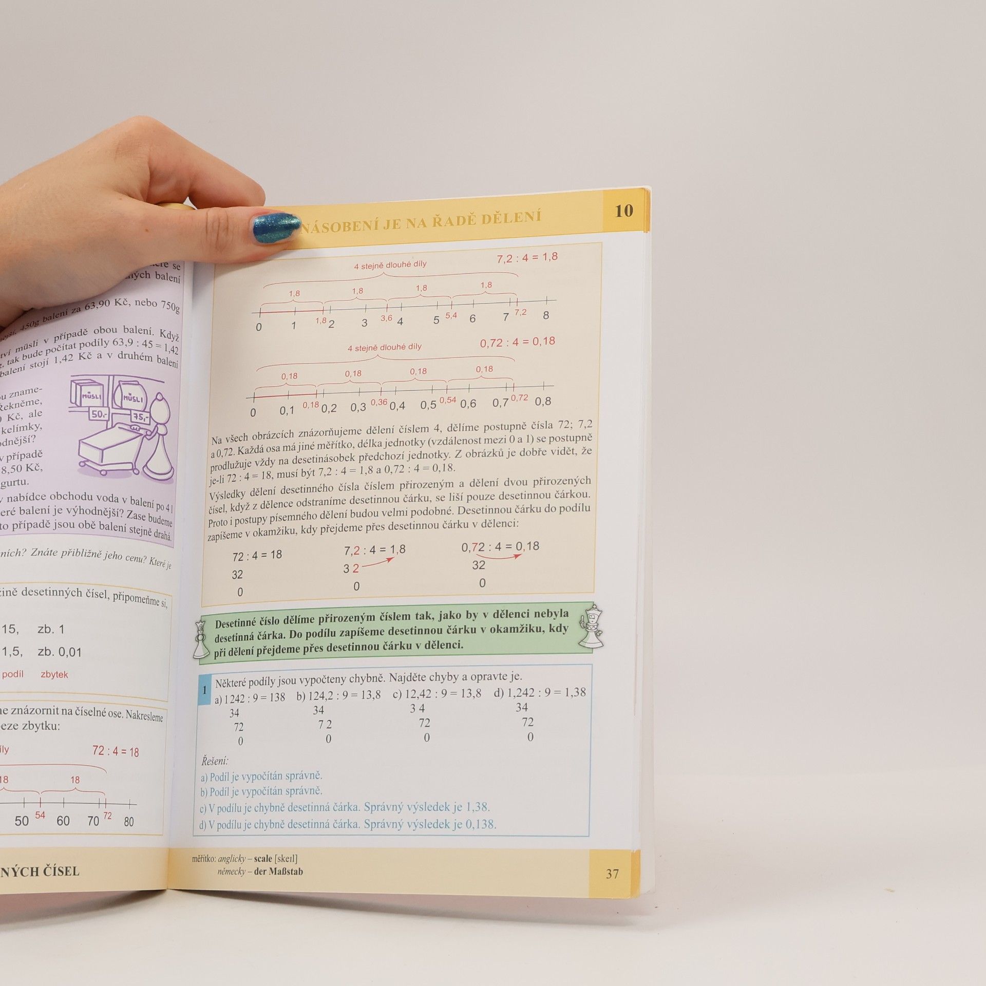 Michaela Jedličková Matematika. Desetinná čísla