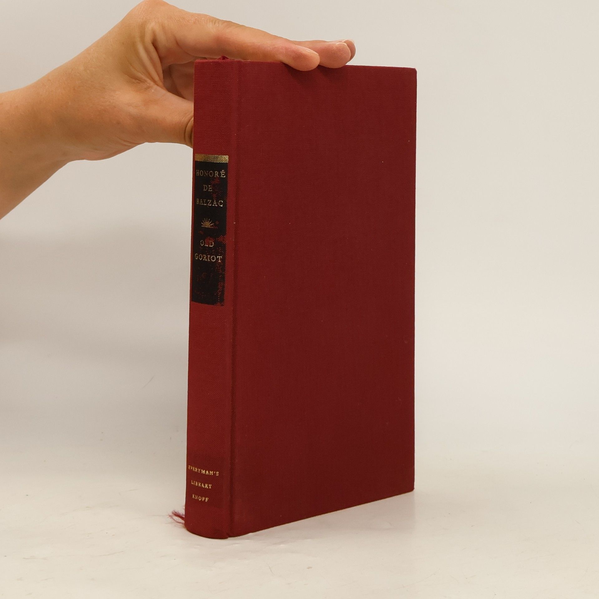 Ellen Marriage Everyman's Library: Old Goriot