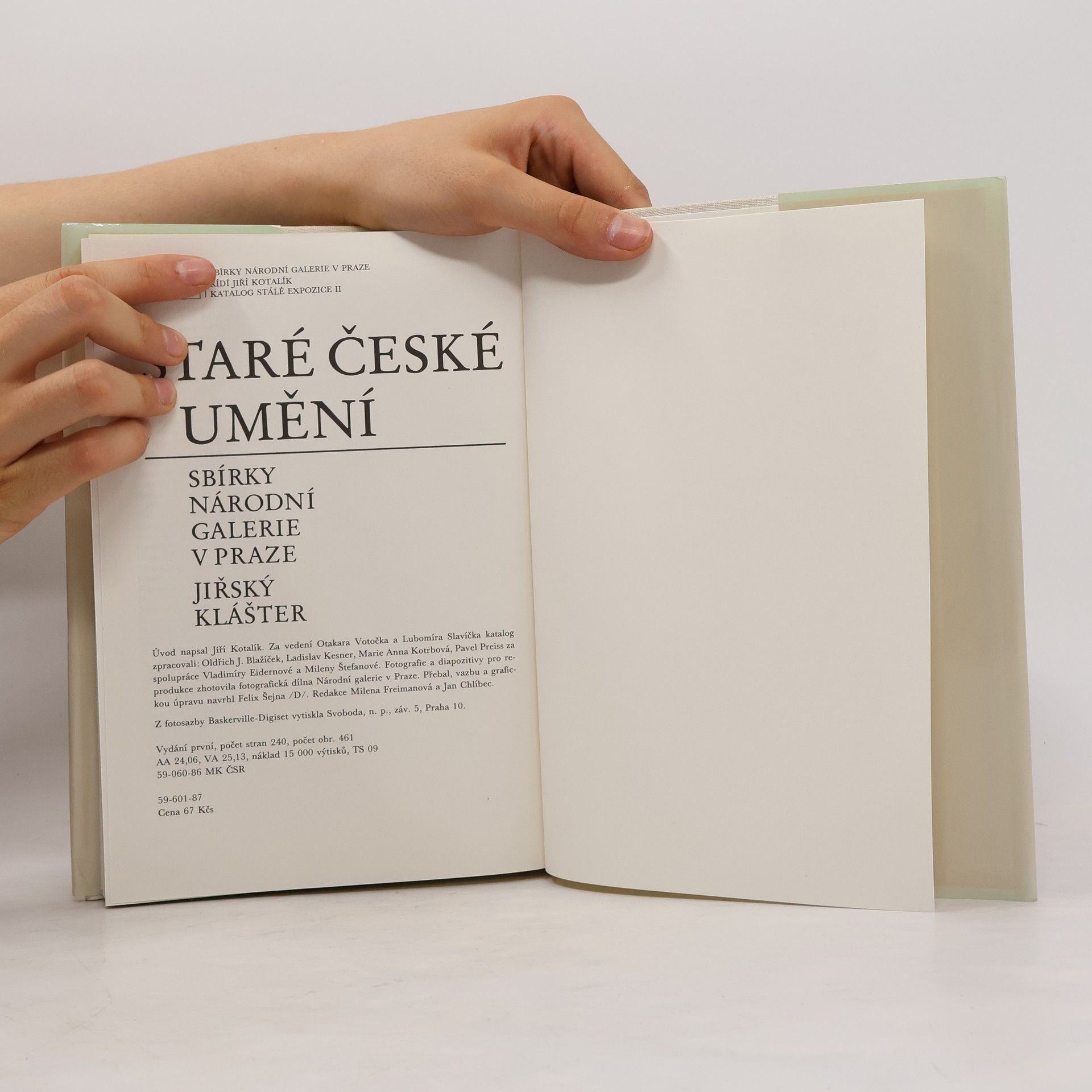 Jiří T. Kotalík Staré české umění. Sbírky Národní galerie v Praze. Jiřský klášter