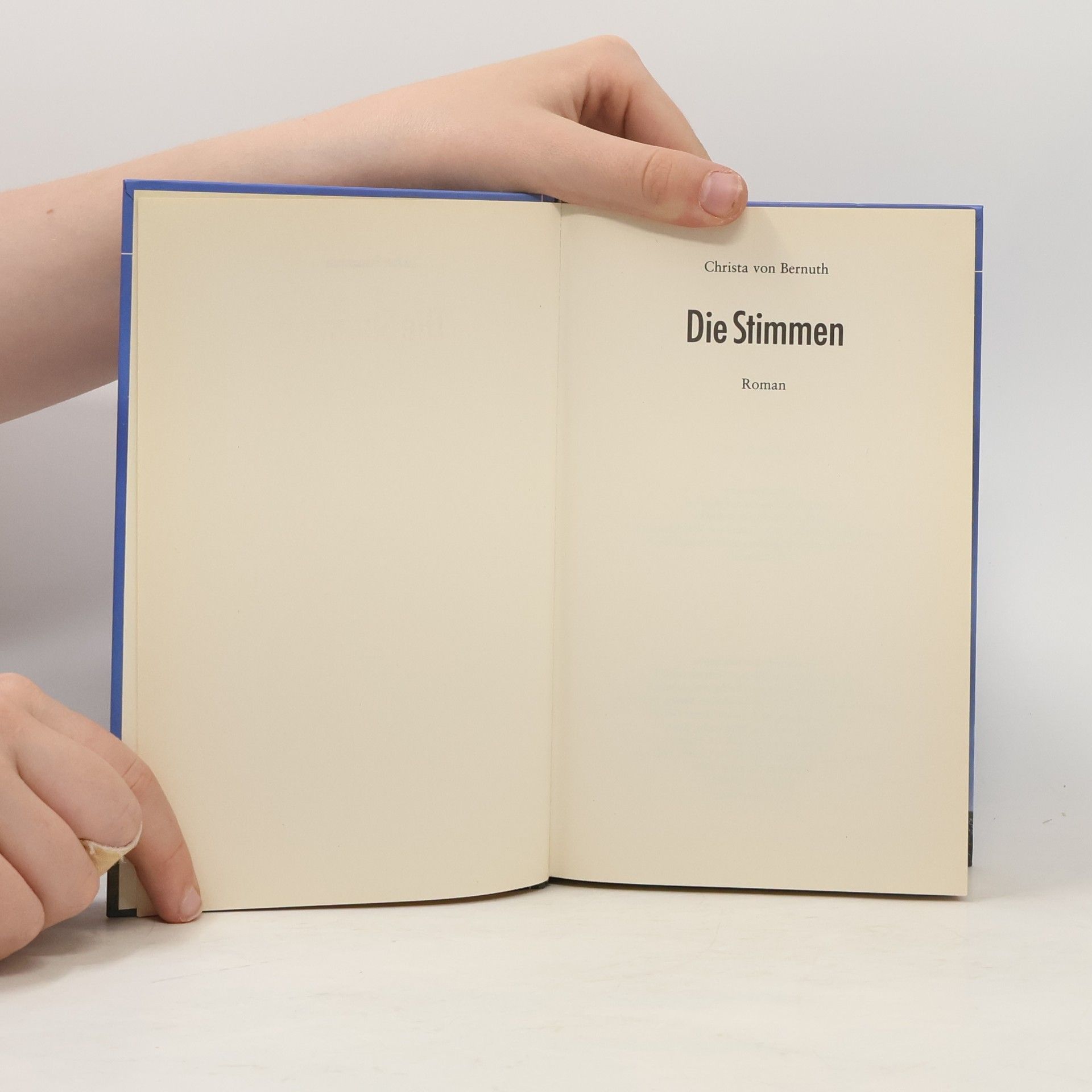 Christa von Bernuth Die Stimmen