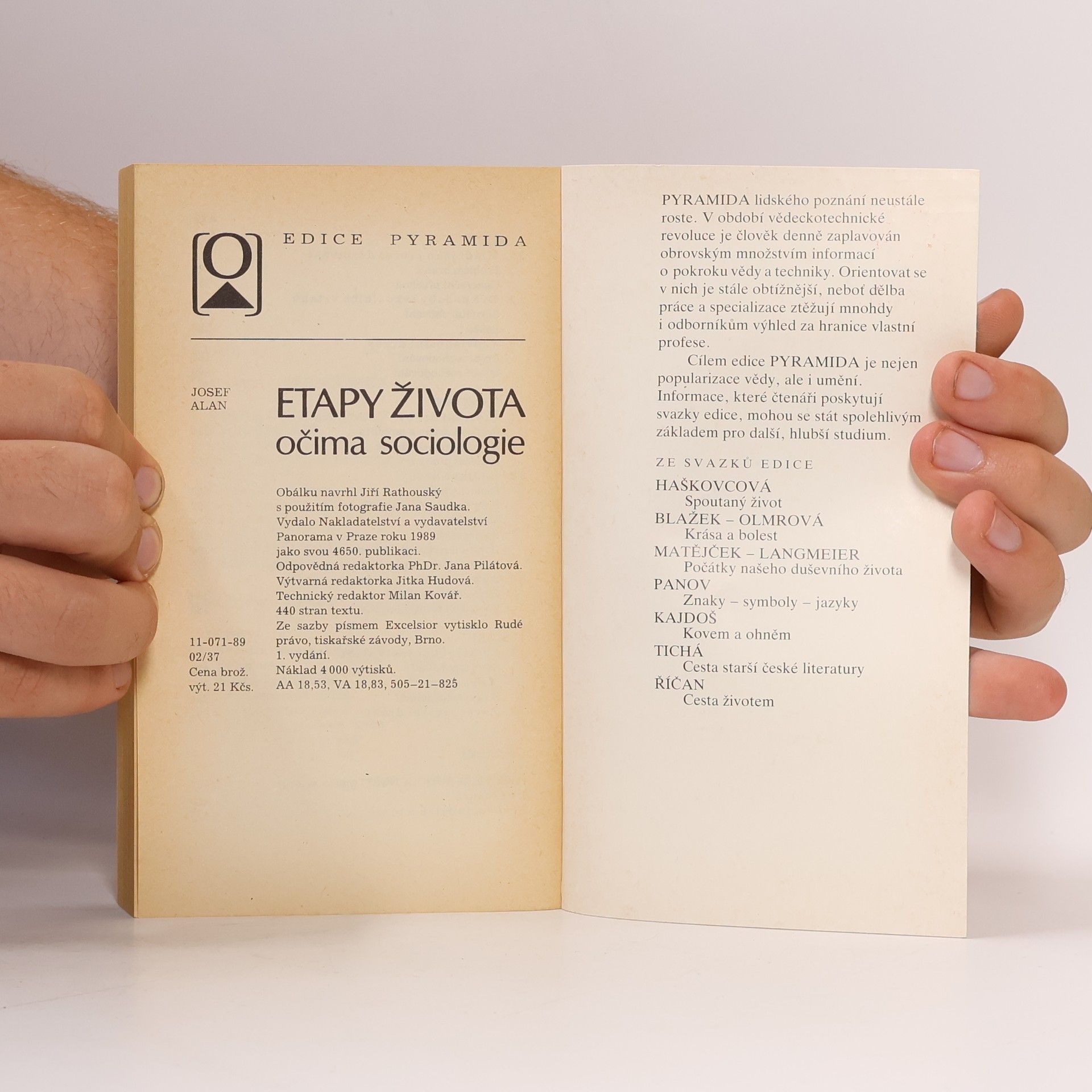 Josef Alan Etapy života očima sociologie