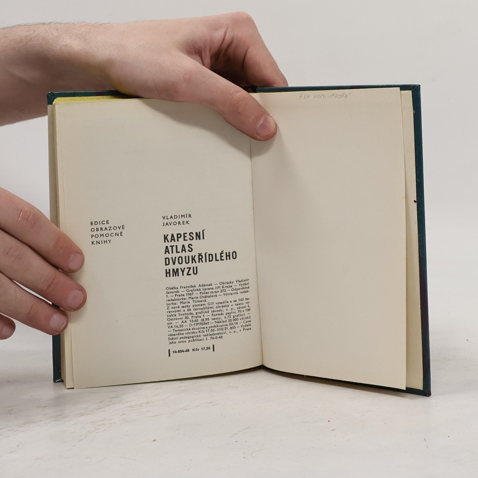 Vladimír Javorek Kapesní atlas dvoukřídlého hmyzu