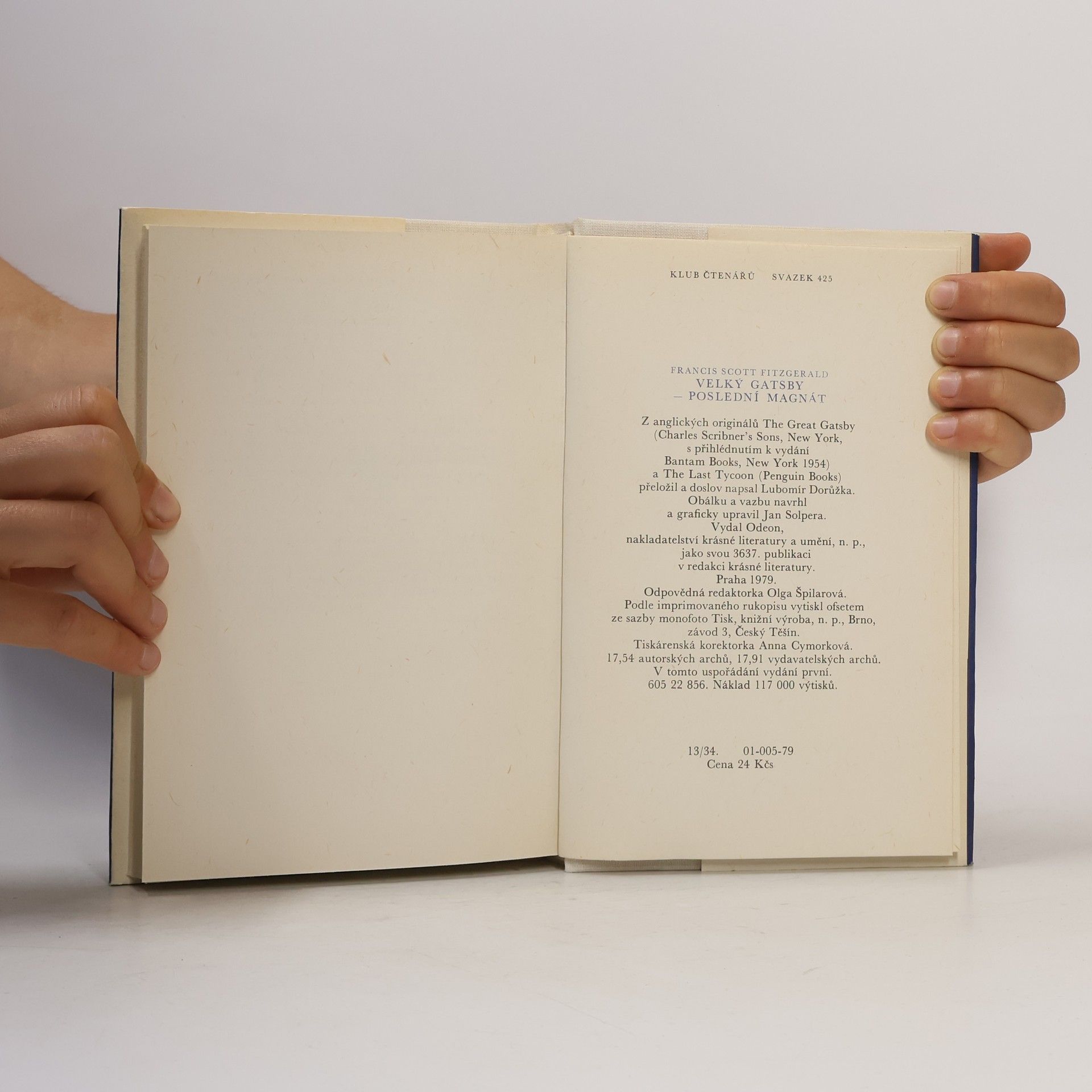 Francis Scott Fitzgerald Velký Gatsby. Poslední magnát