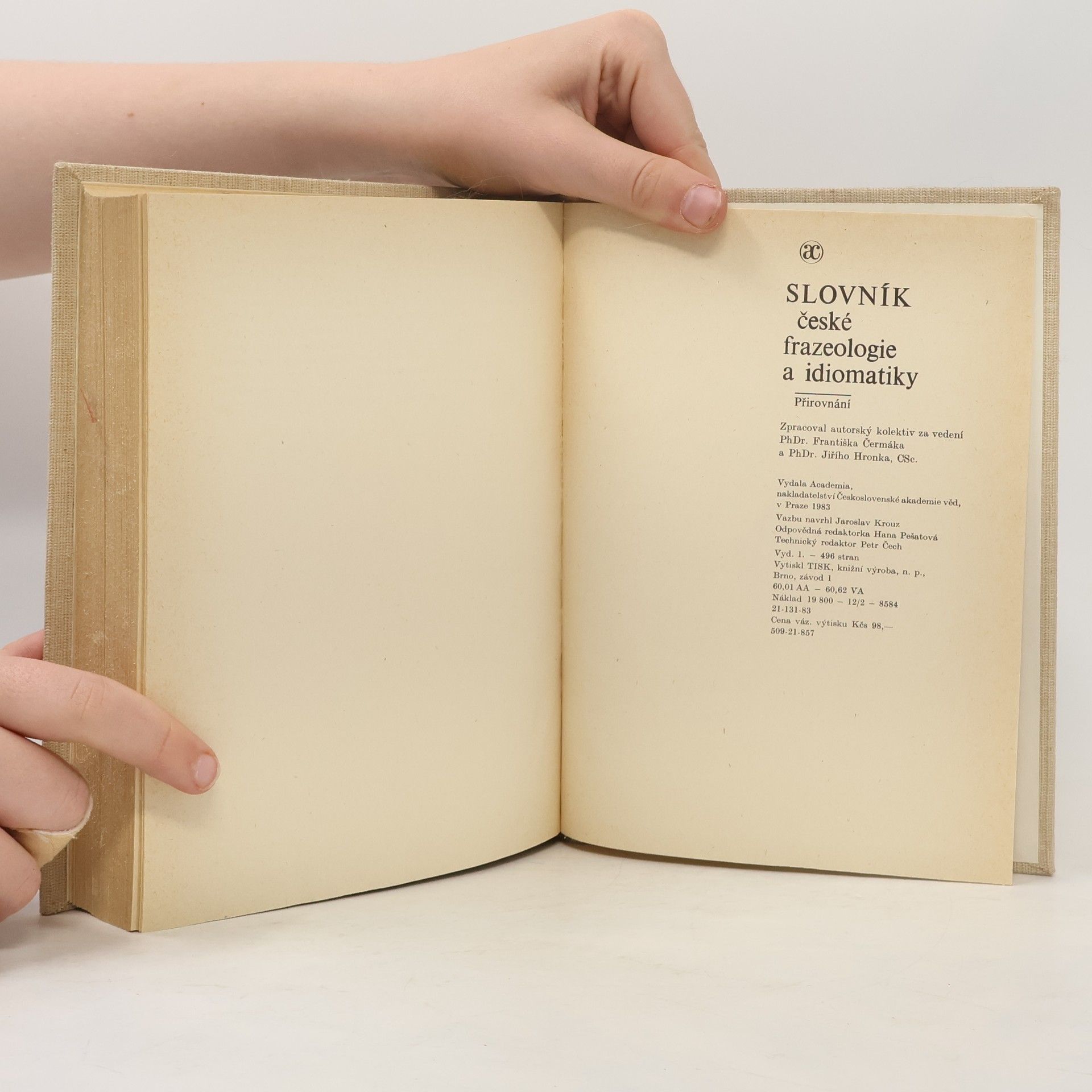 František Čermák (jazykovedec) Slovník české frazeologie a idiomatiky. Přirovnání
