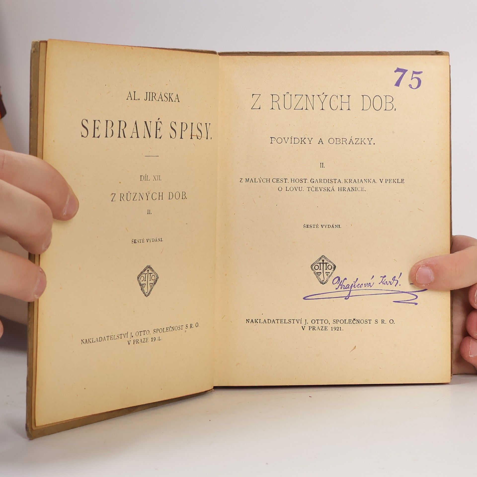 Alois Jirásek Z různých dob II.