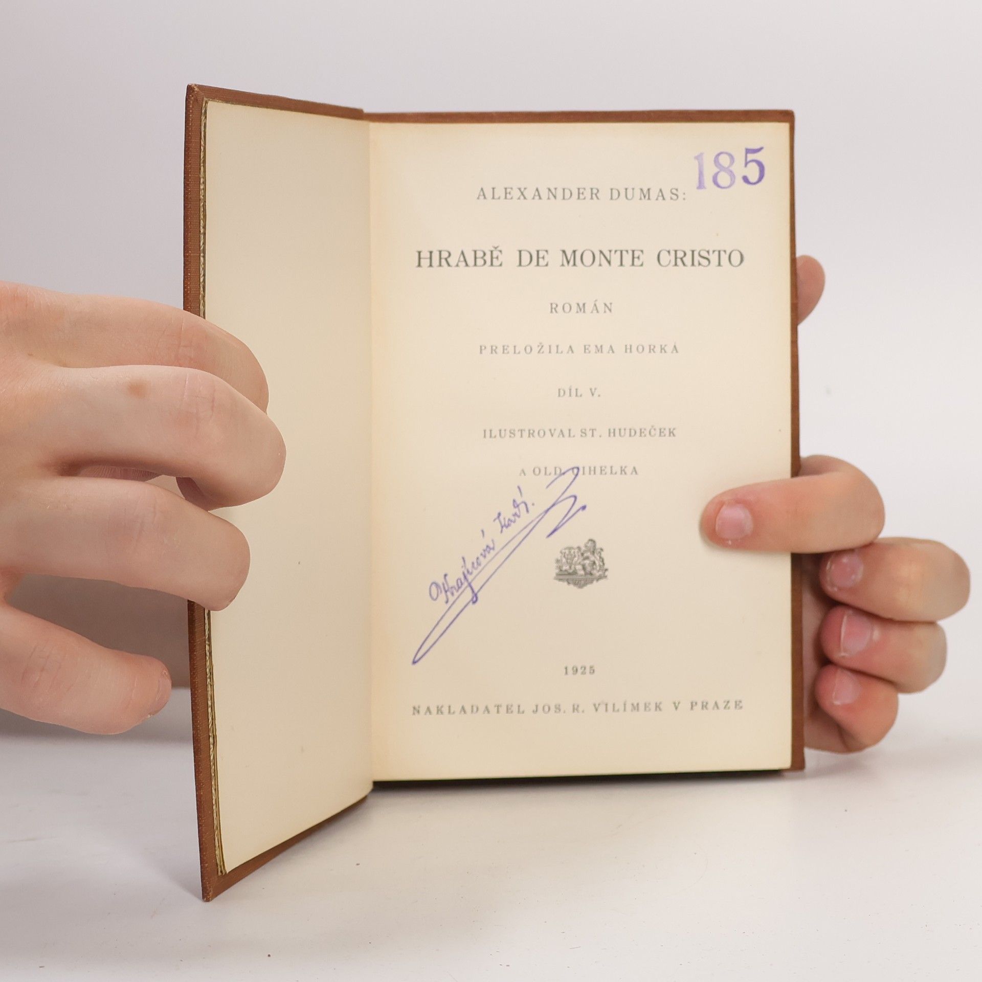 Alexandre Dumas starší Hrabě de Monte Cristo. Díl V.
