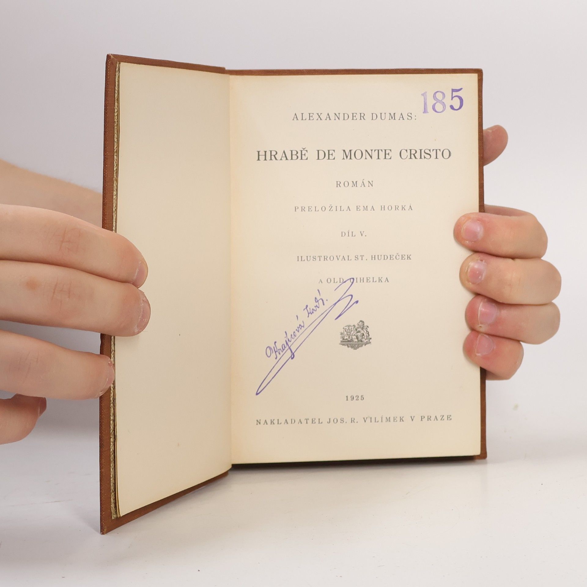 Alexandre Dumas starší Hrabě de Monte Cristo. Díl V.