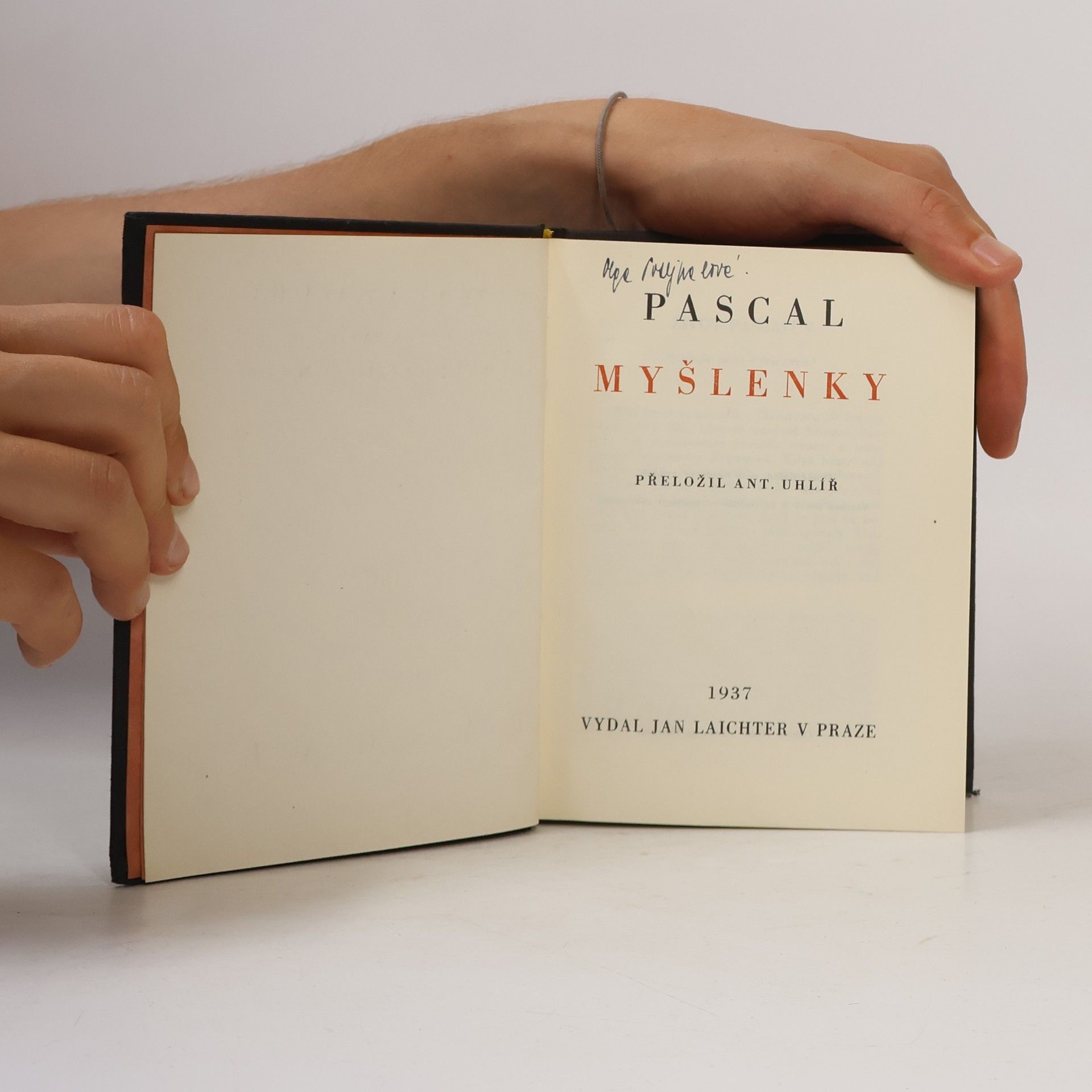 Jan Laichter Pascal : myšlenky