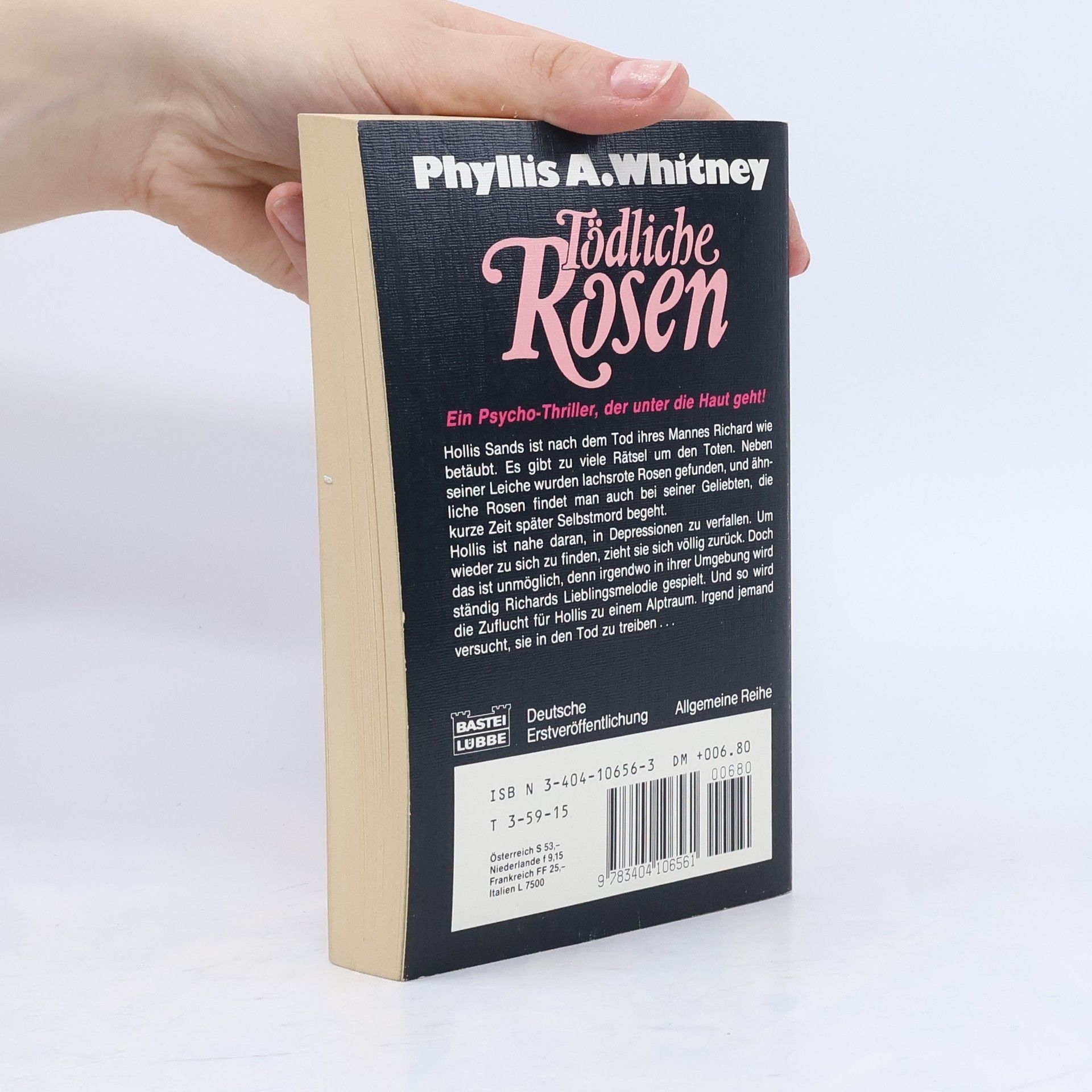 Phillis A. Whitney Tödliche Rosen. Romantic-Thriller