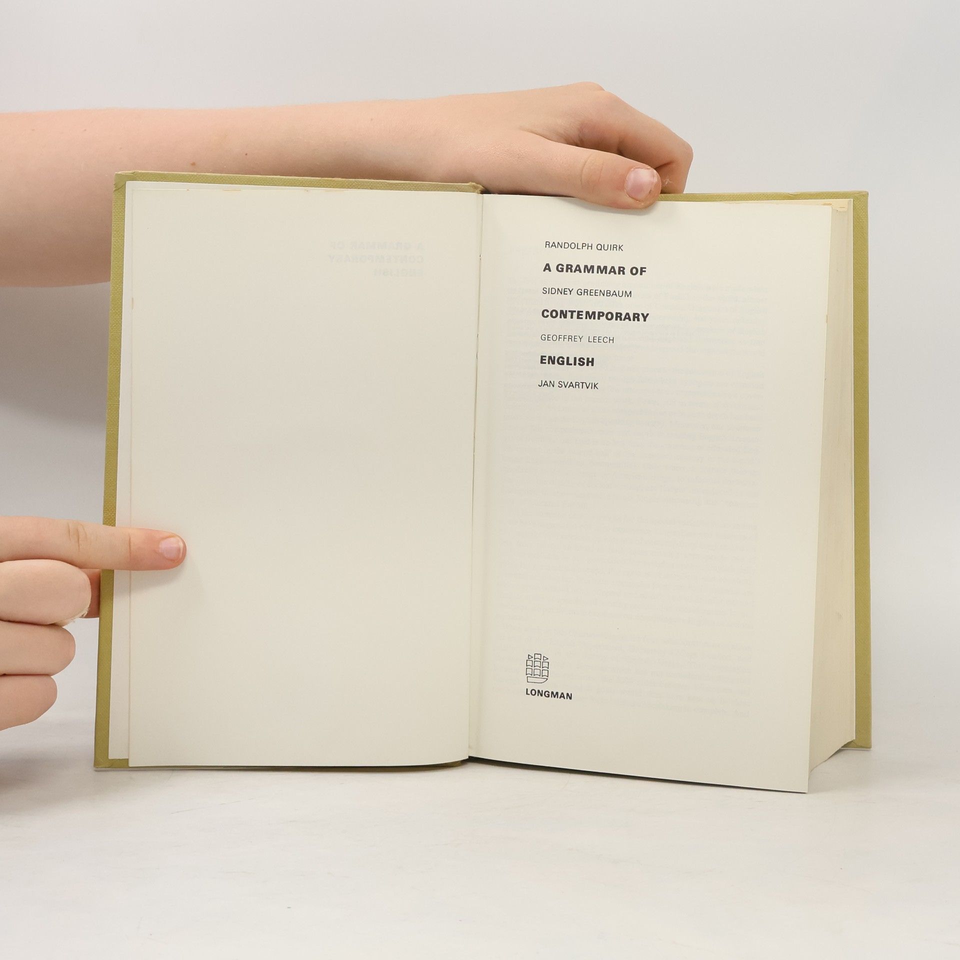 Randolph Quirk A grammar of contemporary english