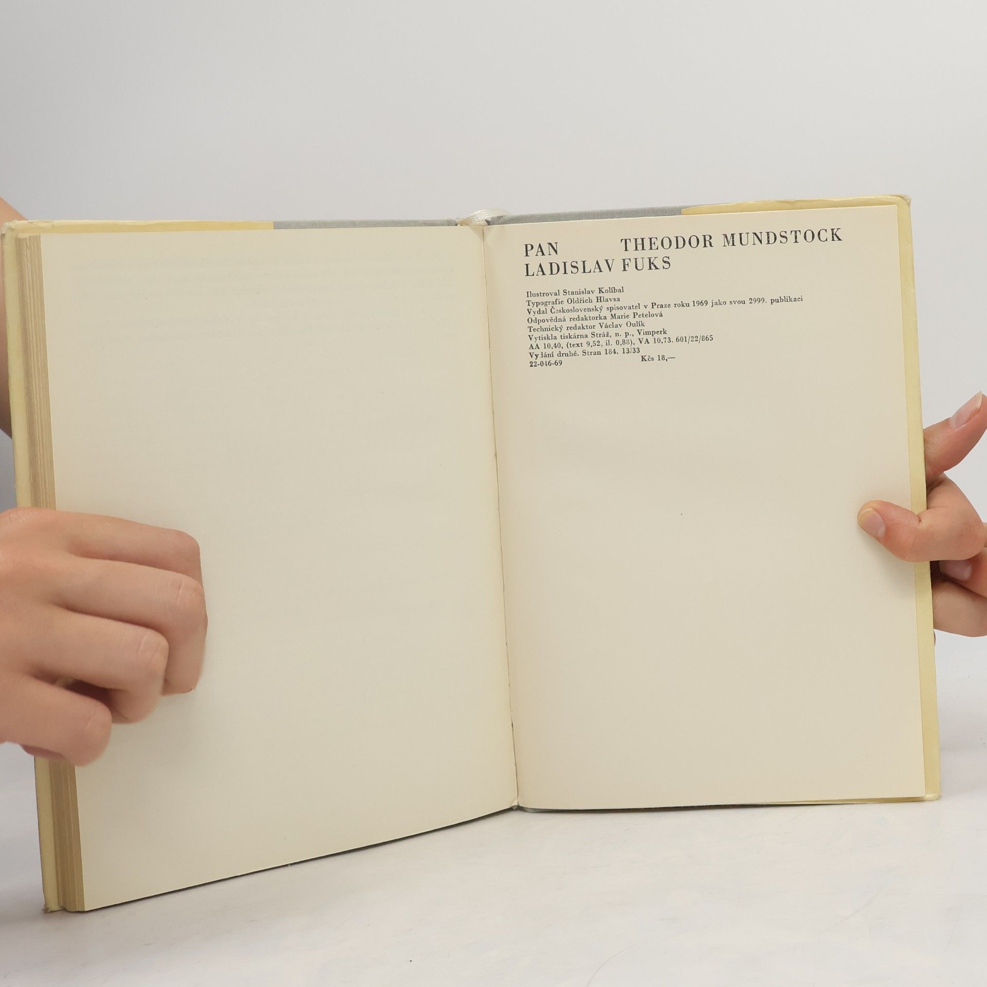 Ladislav Fuks Pan Theodor Mundstock