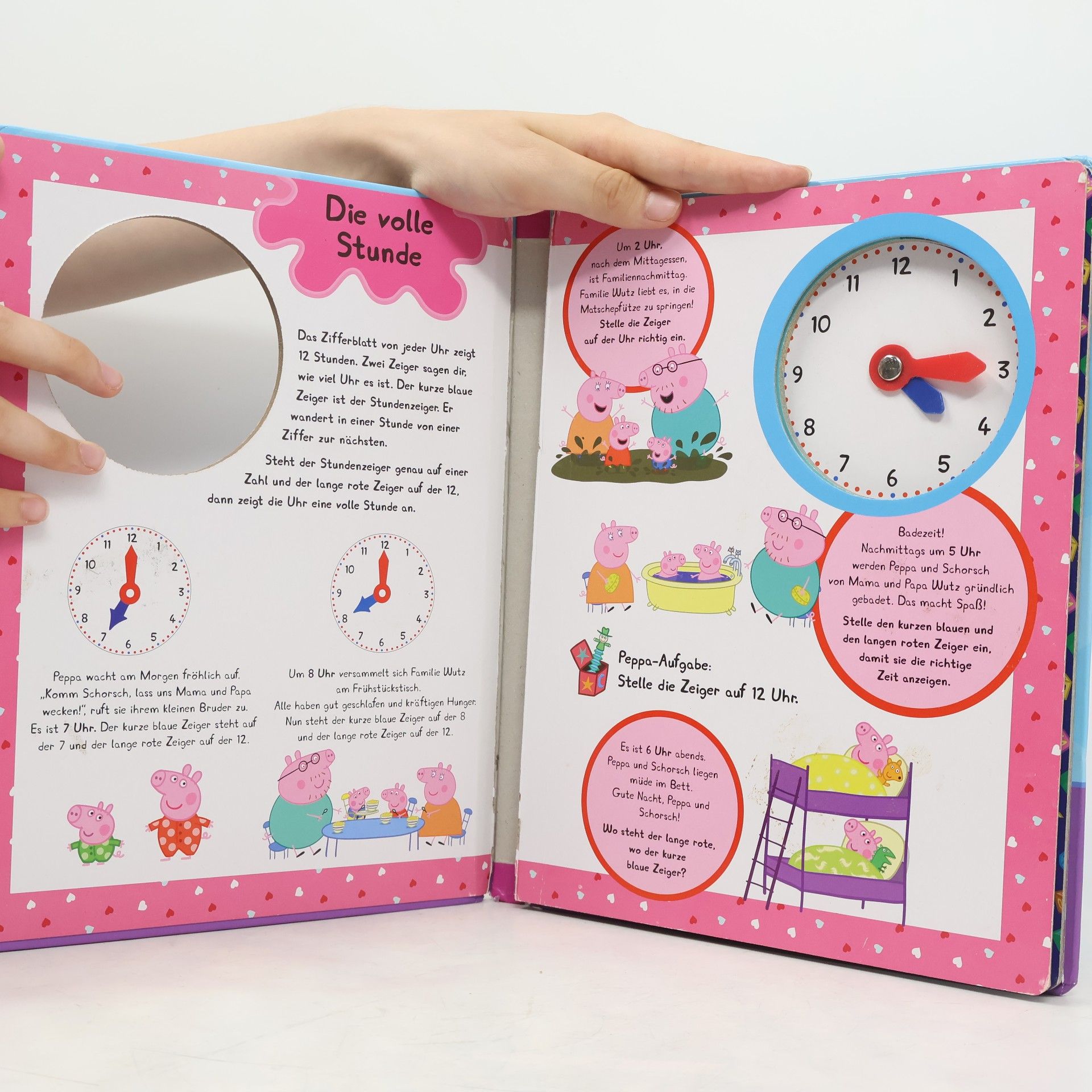 Autorenkollektiv Peppa Pig Uhren Lernbuch