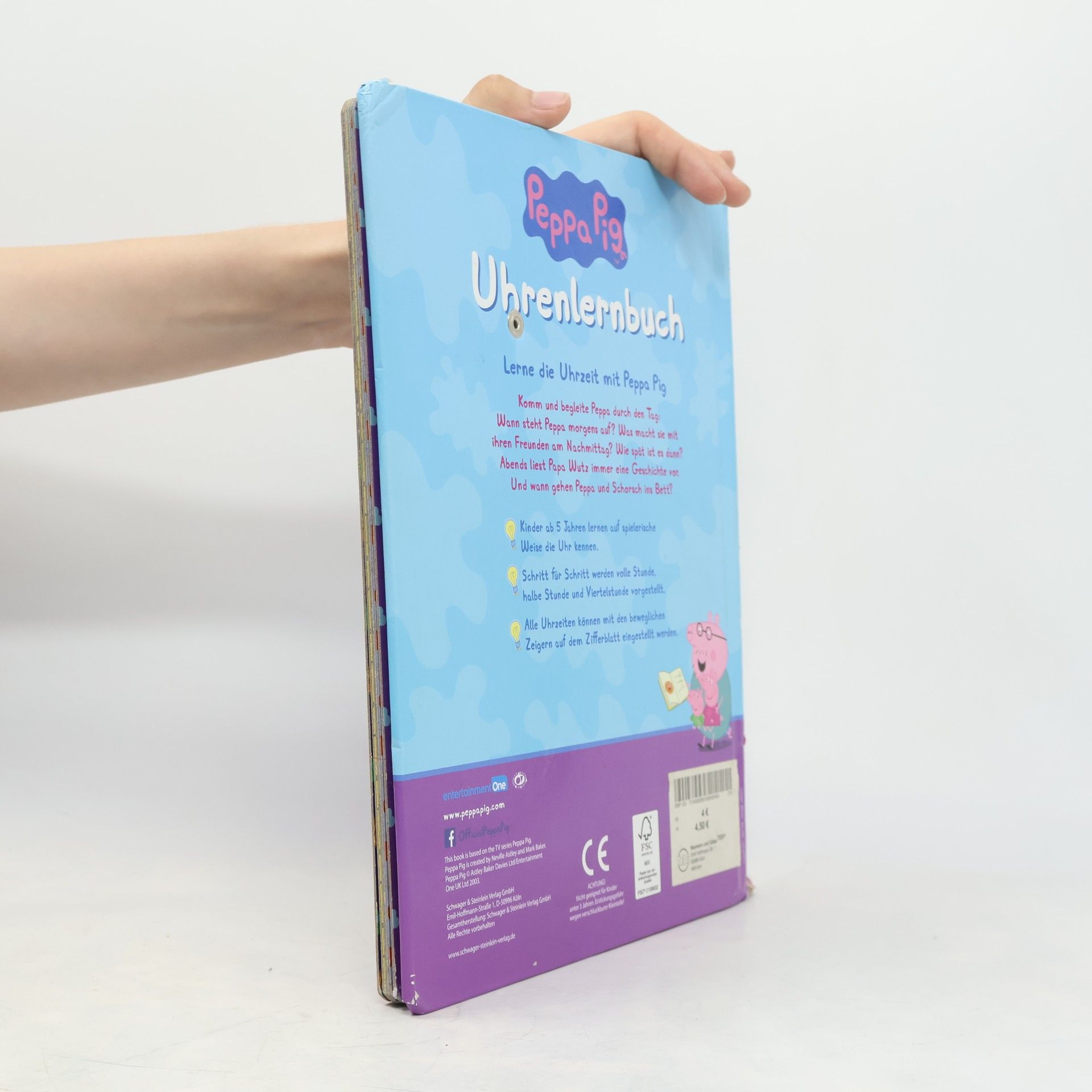 Autorenkollektiv Peppa Pig Uhren Lernbuch