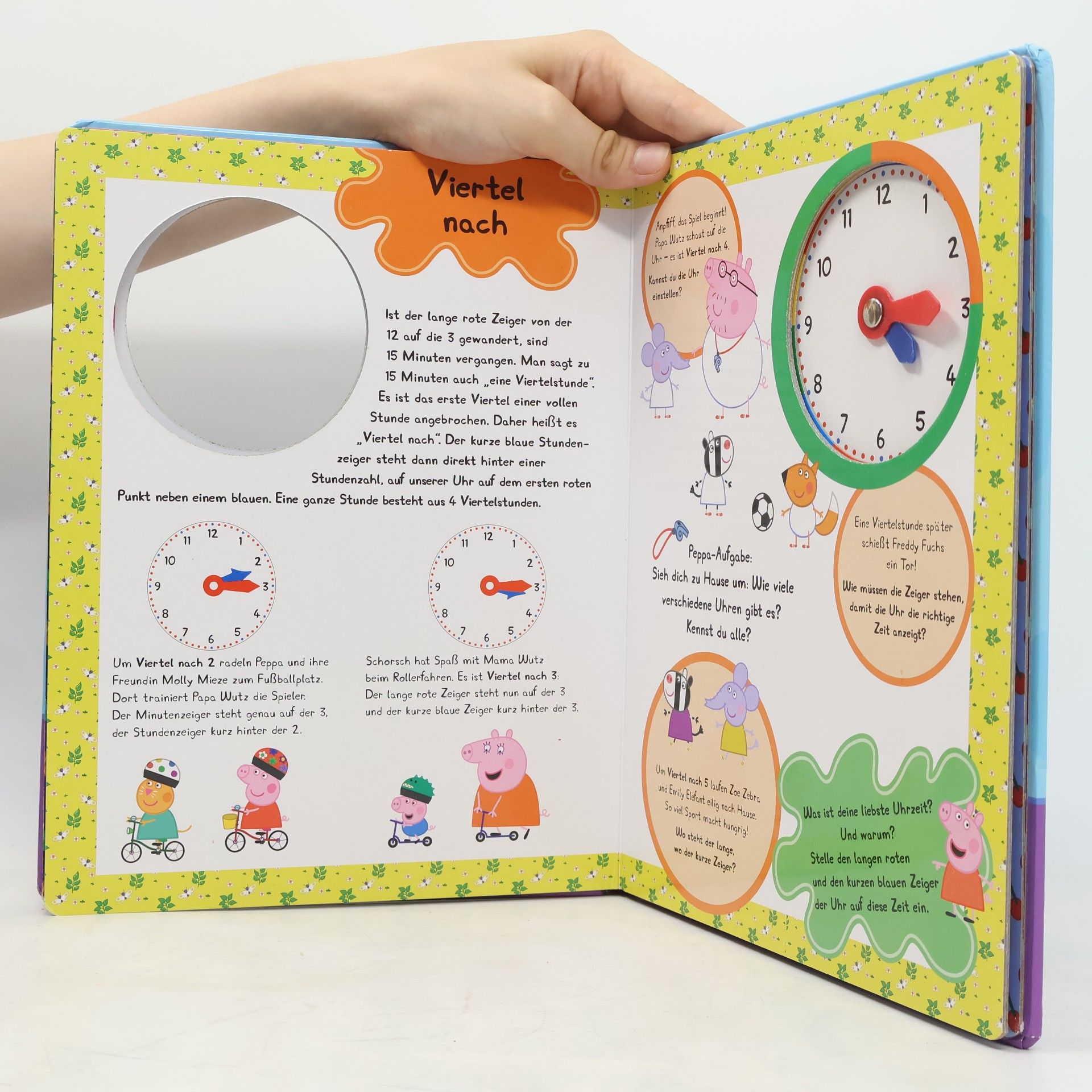 Autorenkollektiv Peppa Pig Uhren Lernbuch