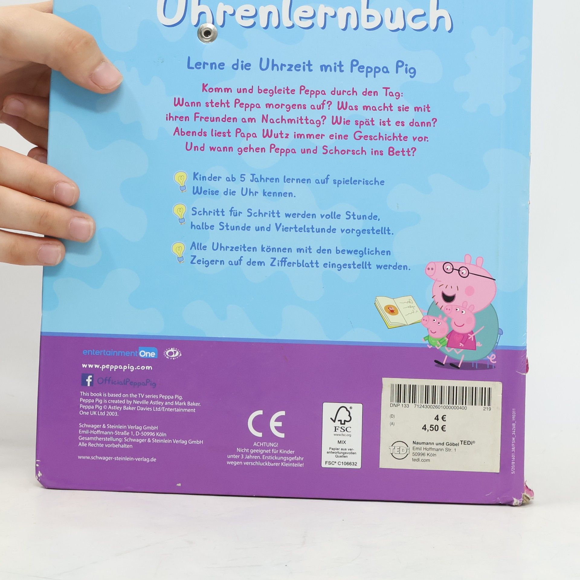 Autorenkollektiv Peppa Pig Uhren Lernbuch