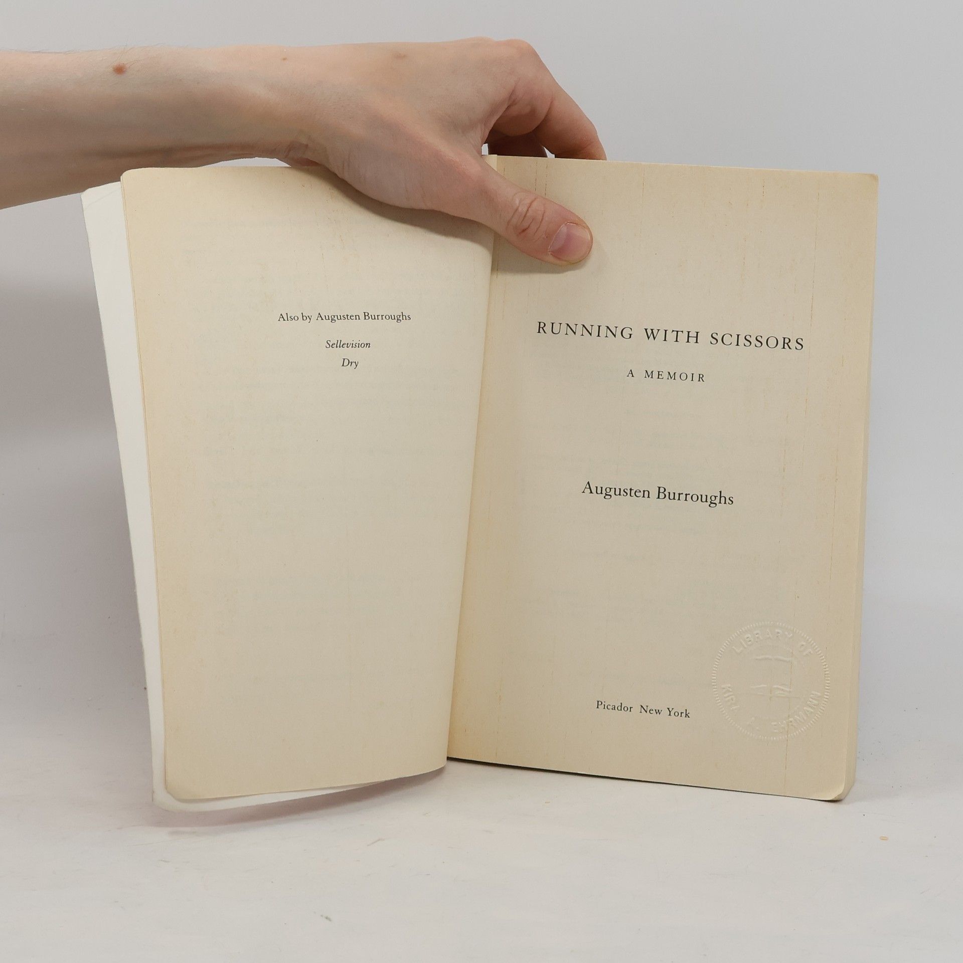 Augusten Burroughs Running with Scissors