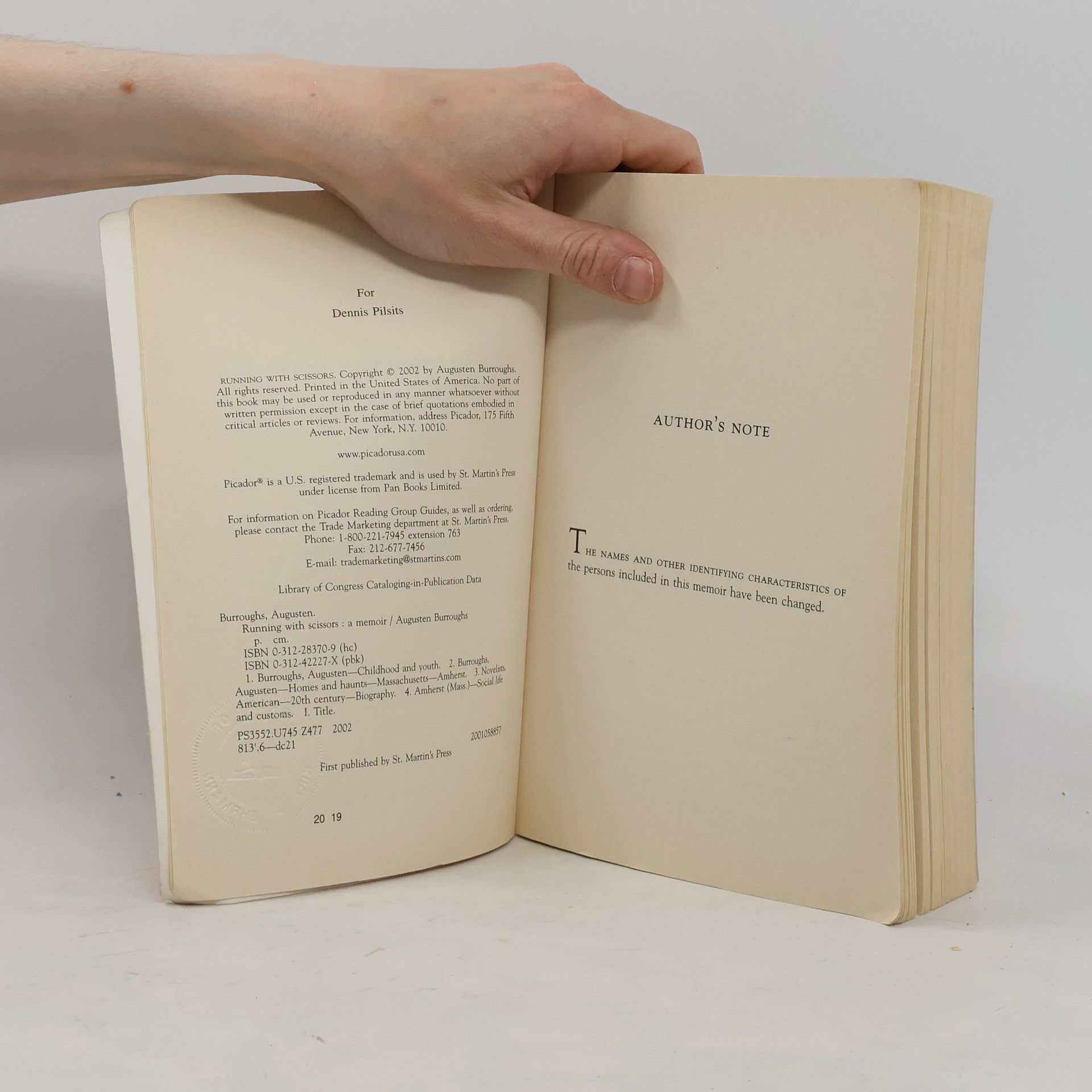 Augusten Burroughs Running with Scissors