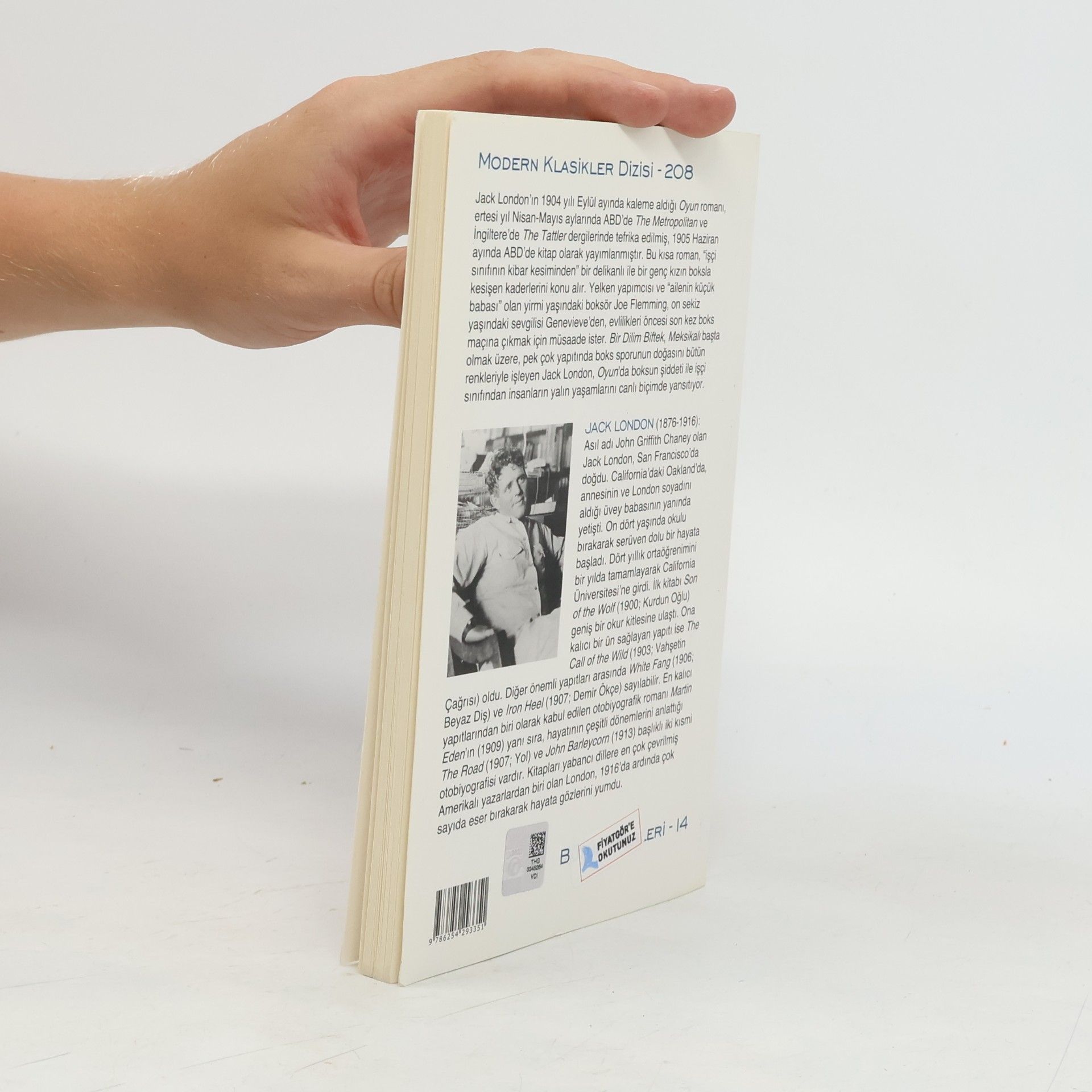Jack London Modern Klasikler Dizisi - 208: Oyun - 3. basım