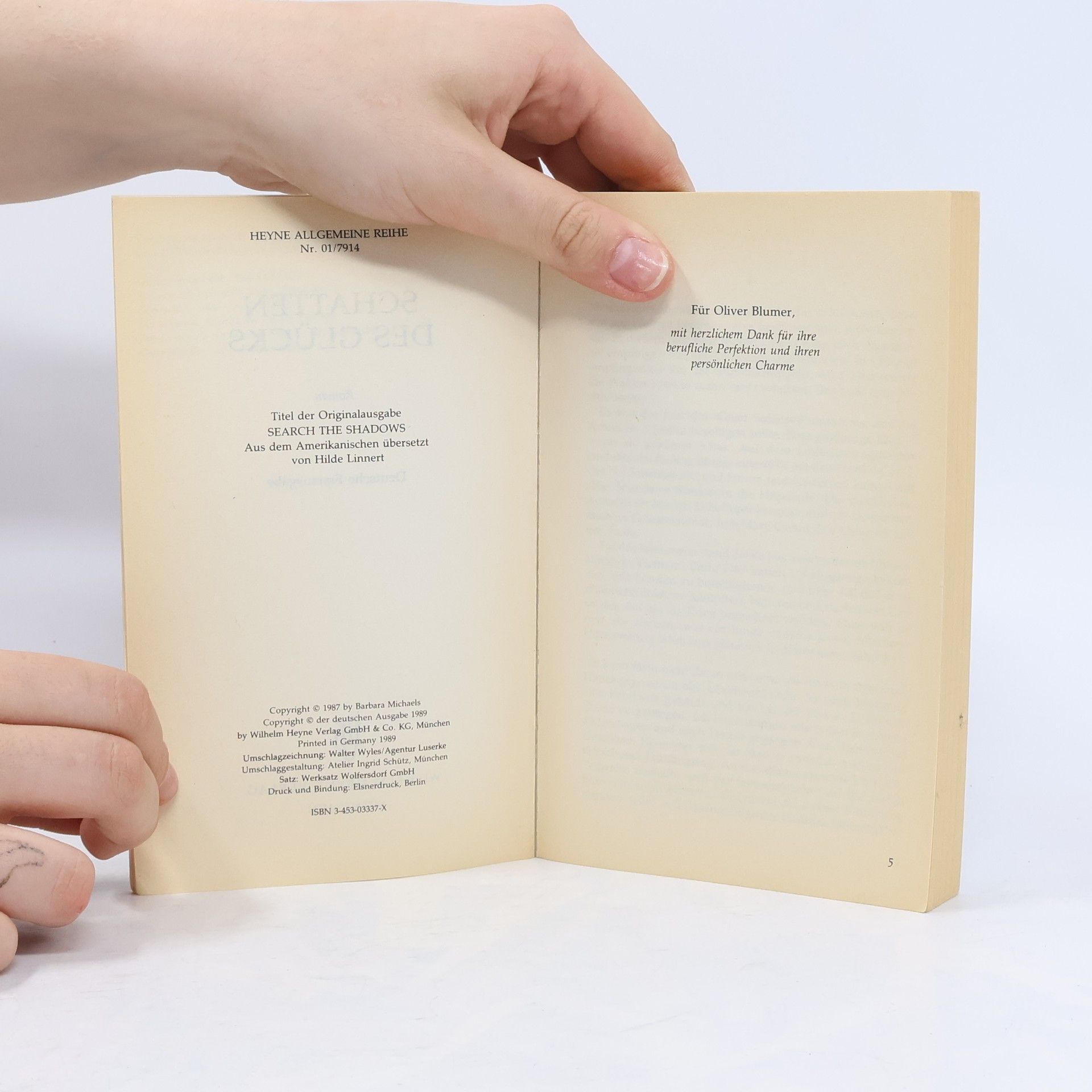 Barbara Michaels Heyne Allgemeine Reihe - 1: Schatten des Glücks