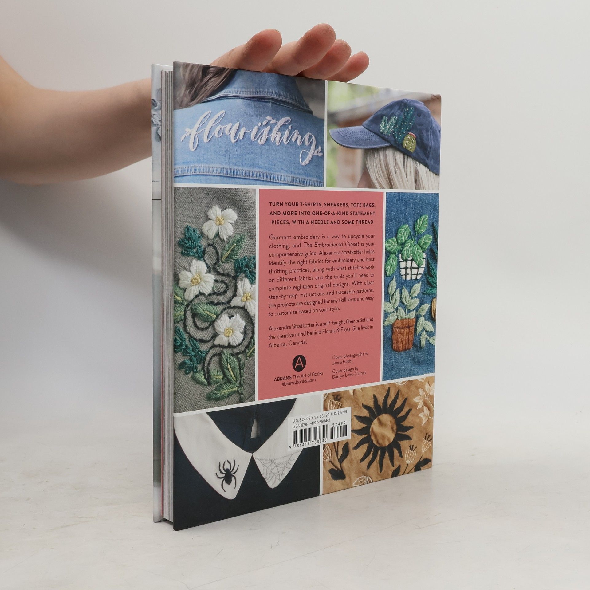 Alexandra Stratkotter The Embroidered Closet: Modern Hand-Stitching for Upgrading and Upcycling Your Wardrobe