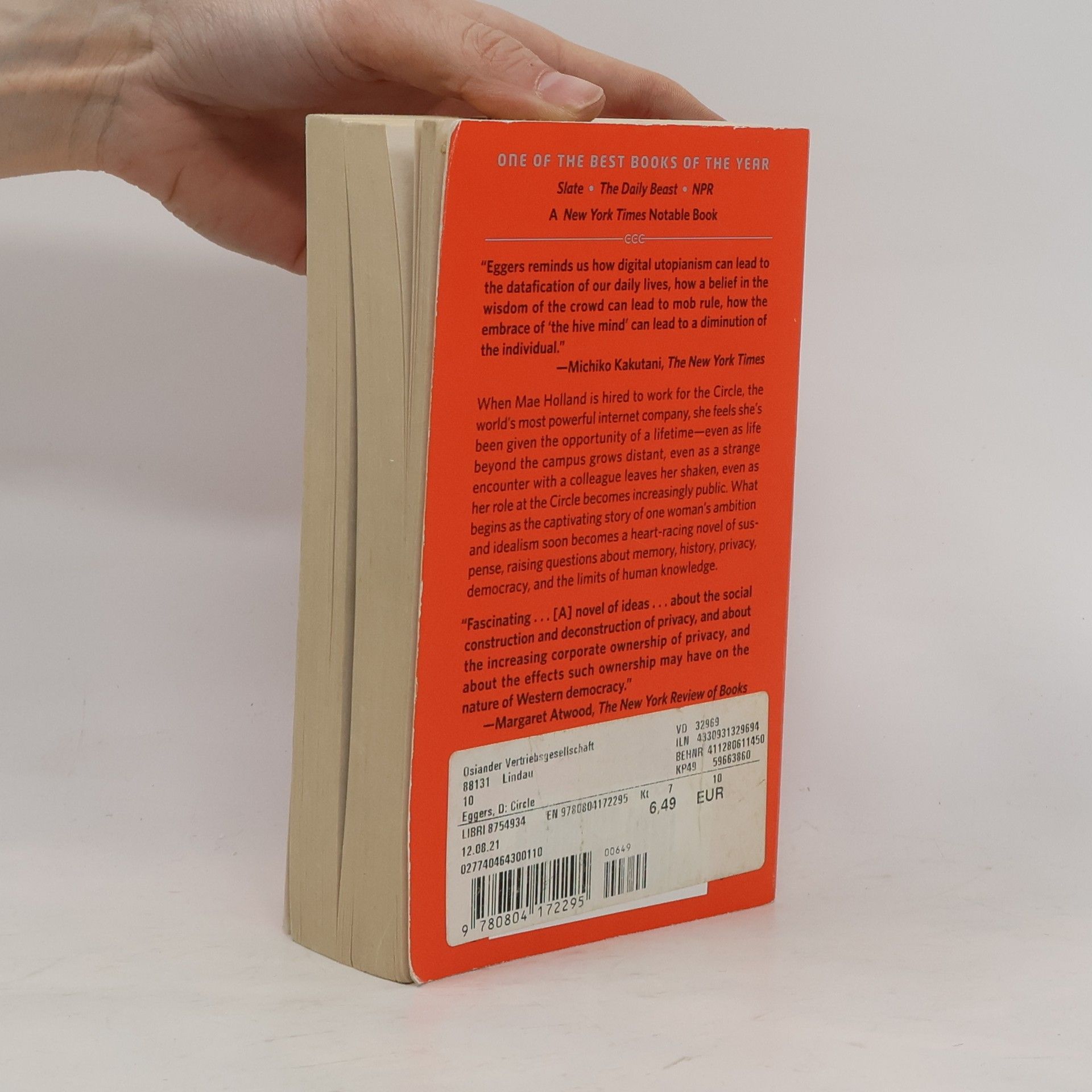 Dave Eggers The circle: A novel