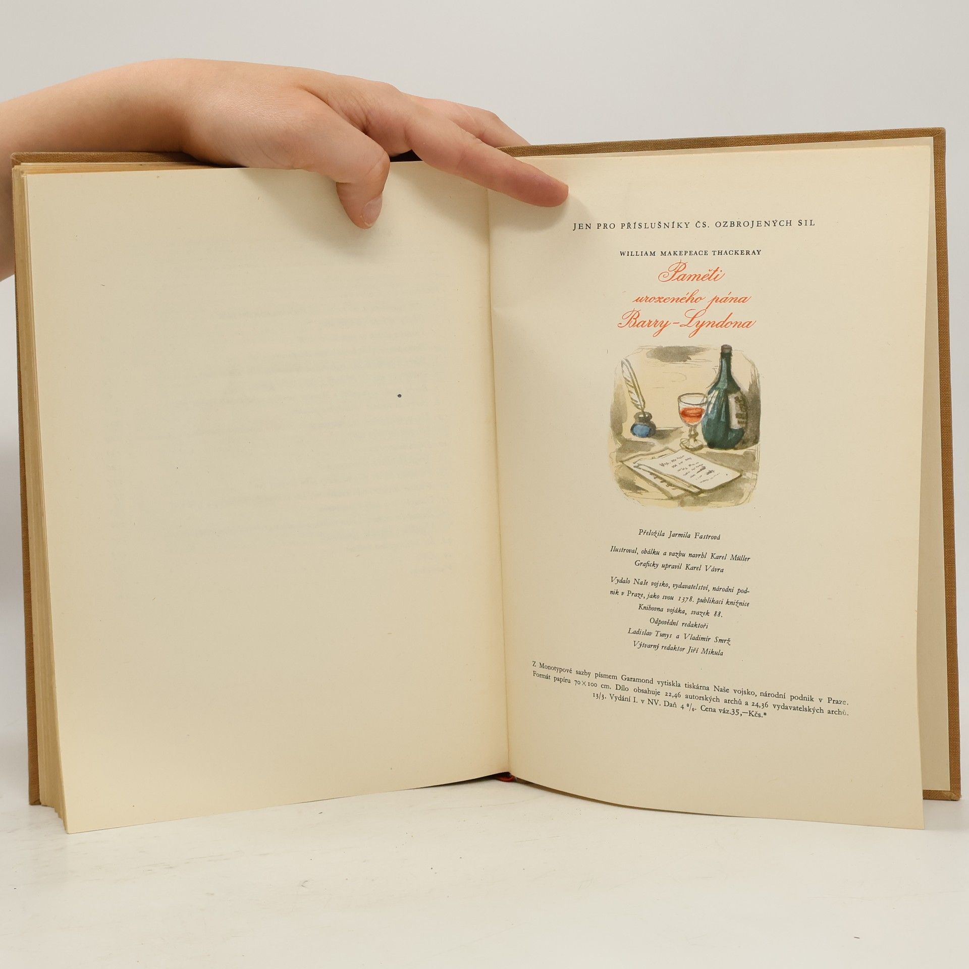 William Makepeace Thackeray Paměti urozeného pána Barry-Lyndona
