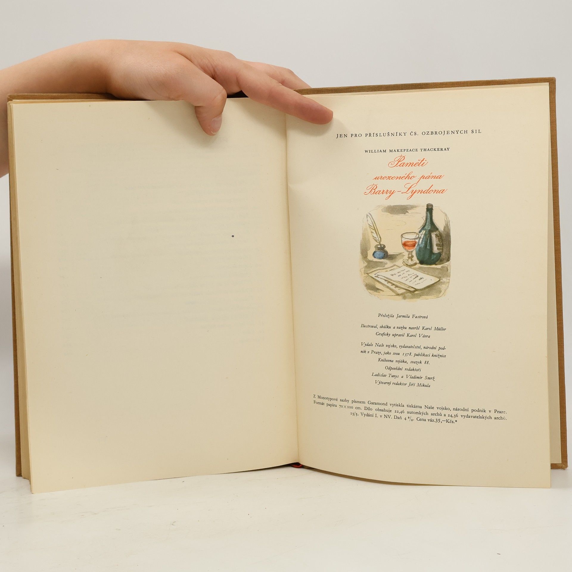 William Makepeace Thackeray Paměti urozeného pána Barry-Lyndona