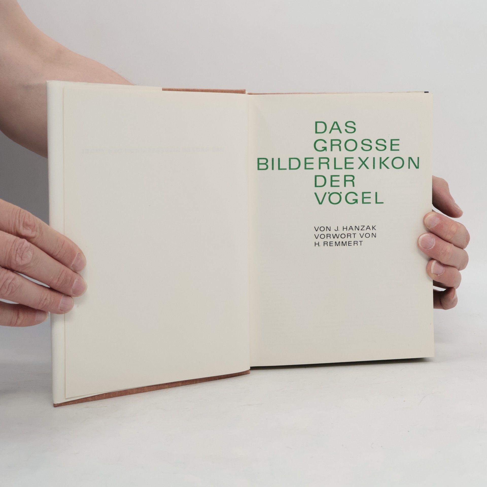 J. Hanzák Das große Bilderlexikon der Vögel