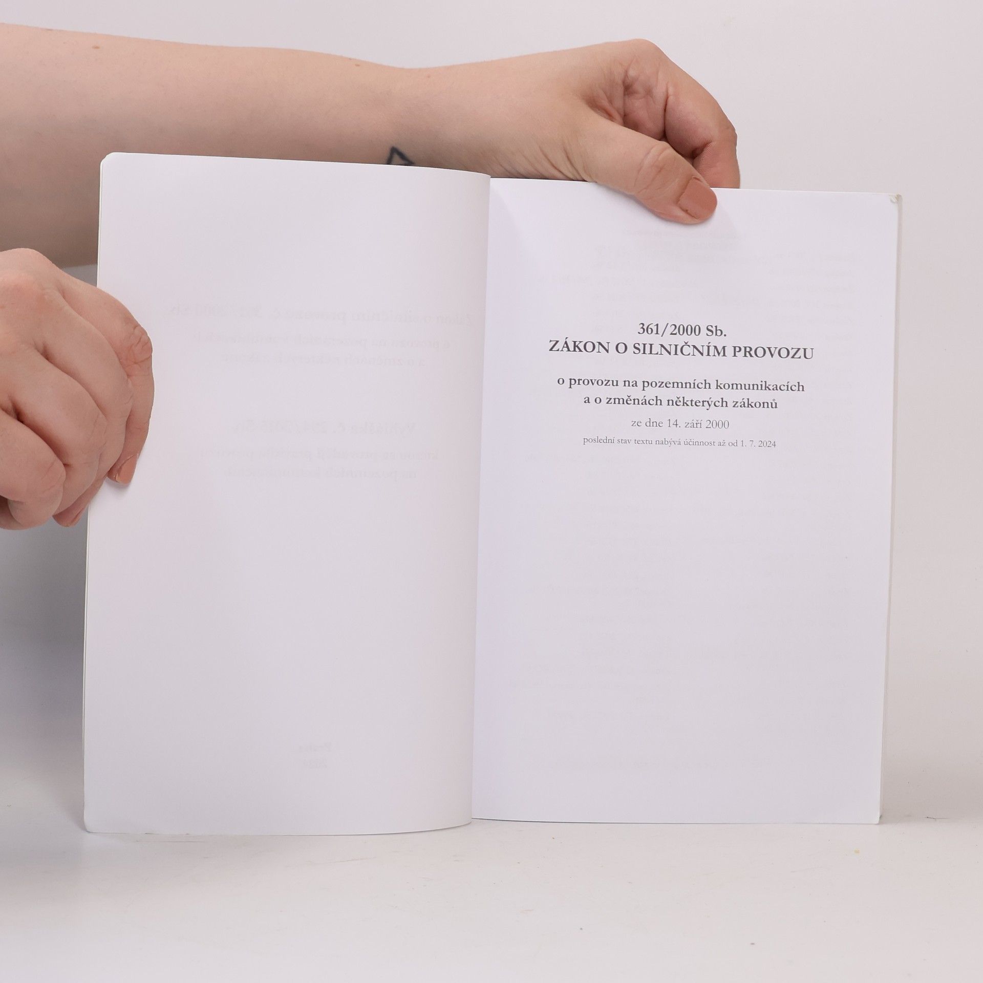 Various authors Zákon o silničním provozu