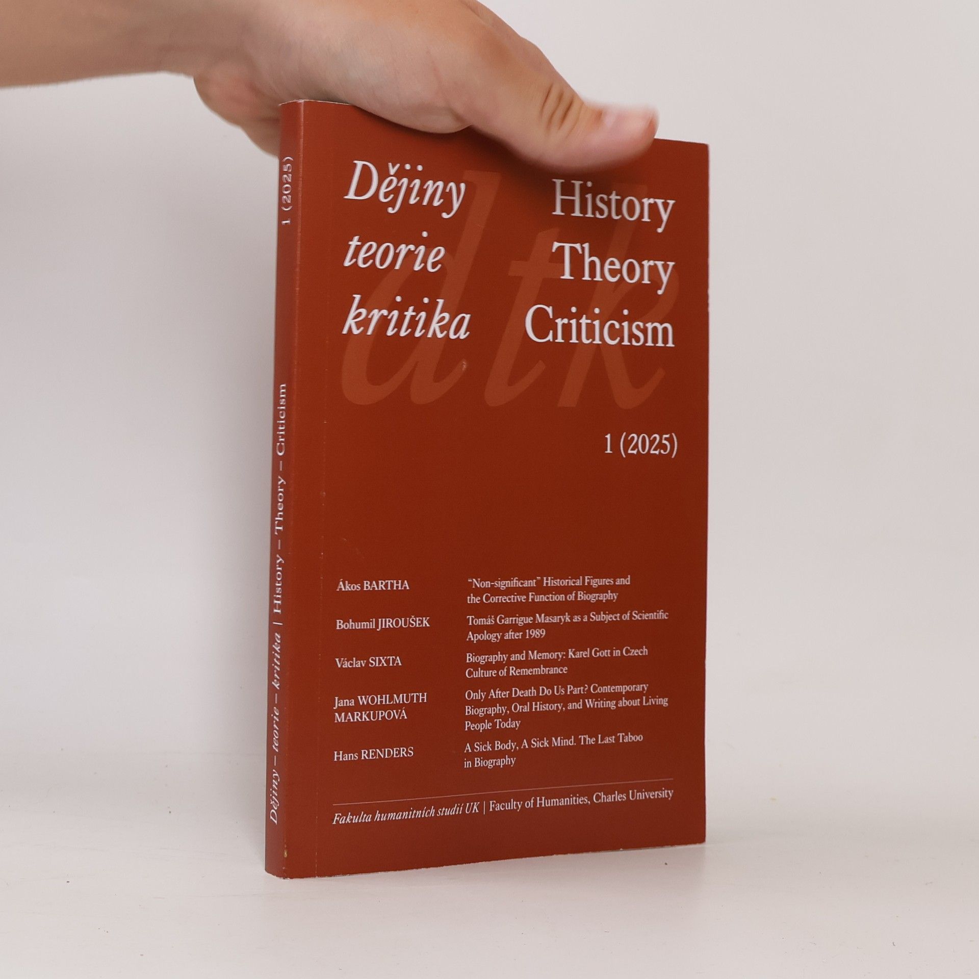 Autorenkollektiv Dějiny - teorie - kritika 1/2025